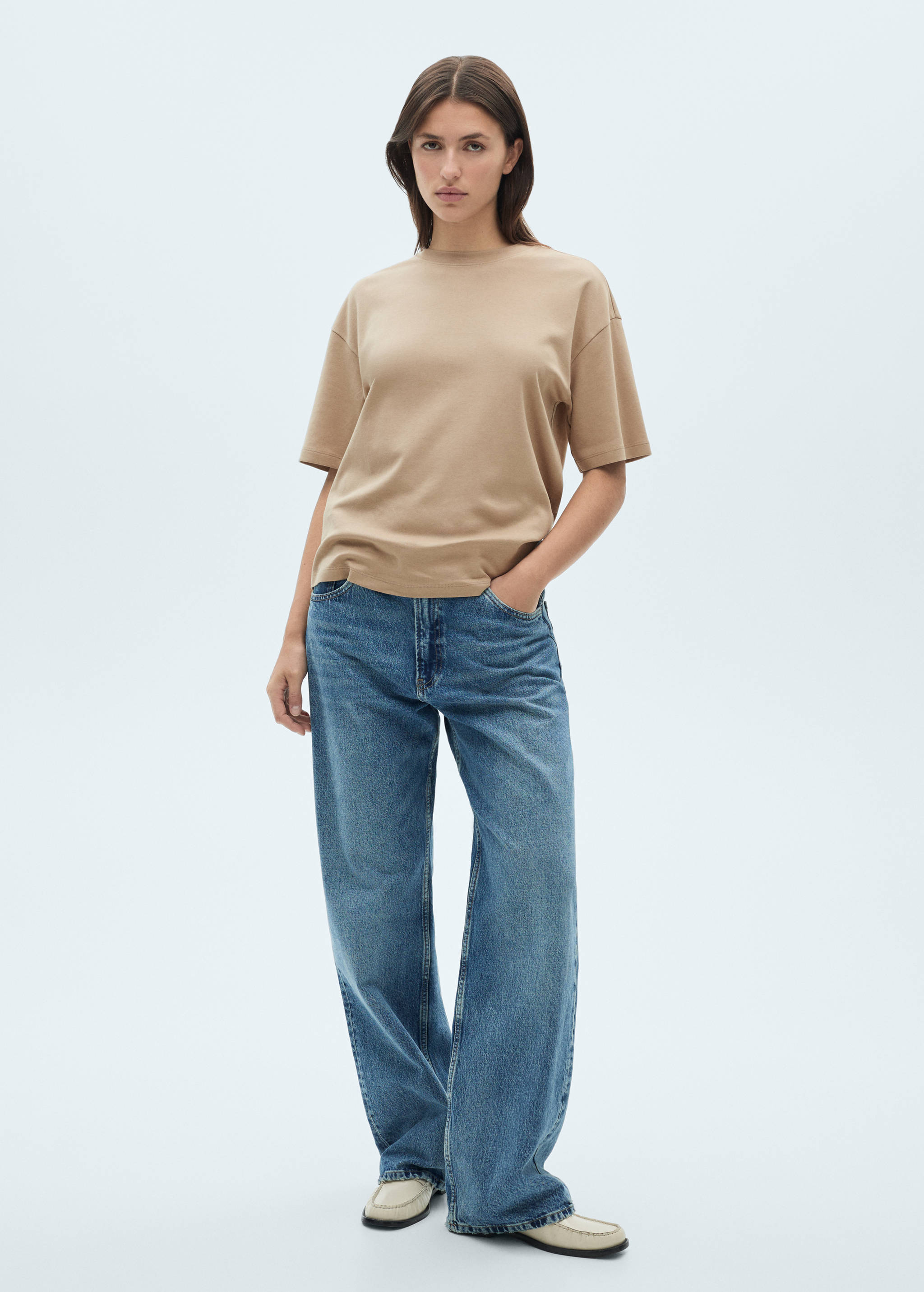100% cotton oversized t-shirt - General plane