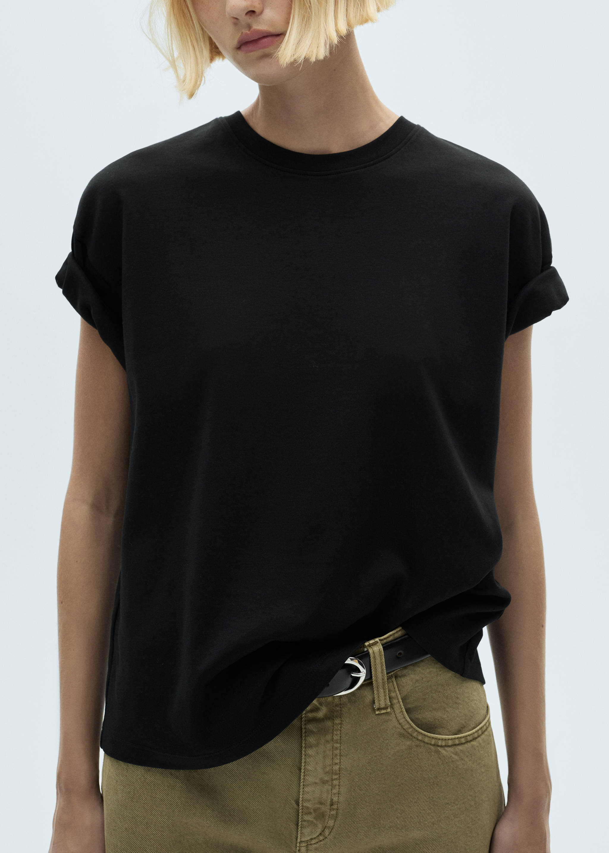 100% cotton oversized t-shirt - Medium plane