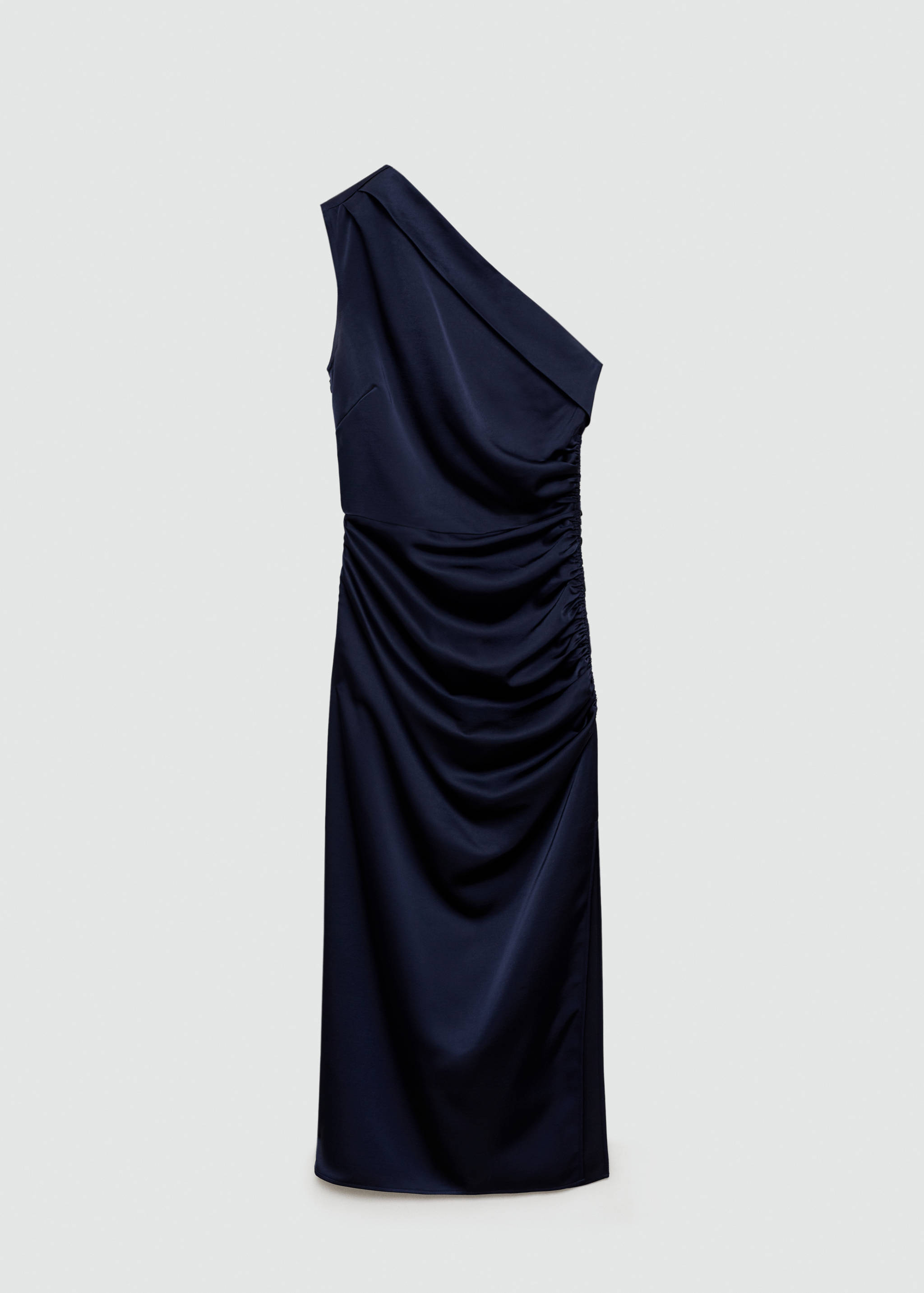 Robe asymétrique froncée - Article sans modèle