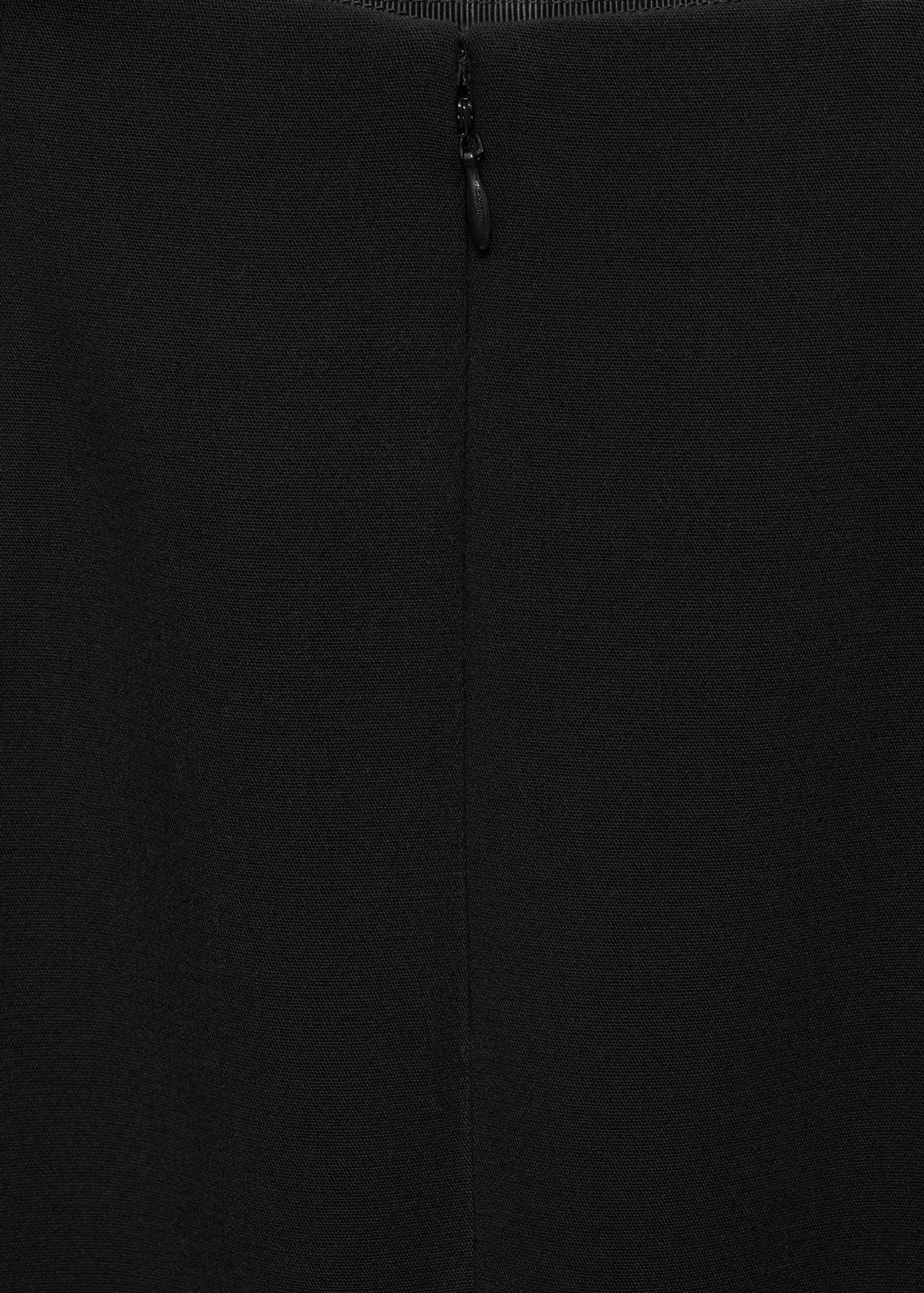 Straight skirt with slit - Details of the article 8