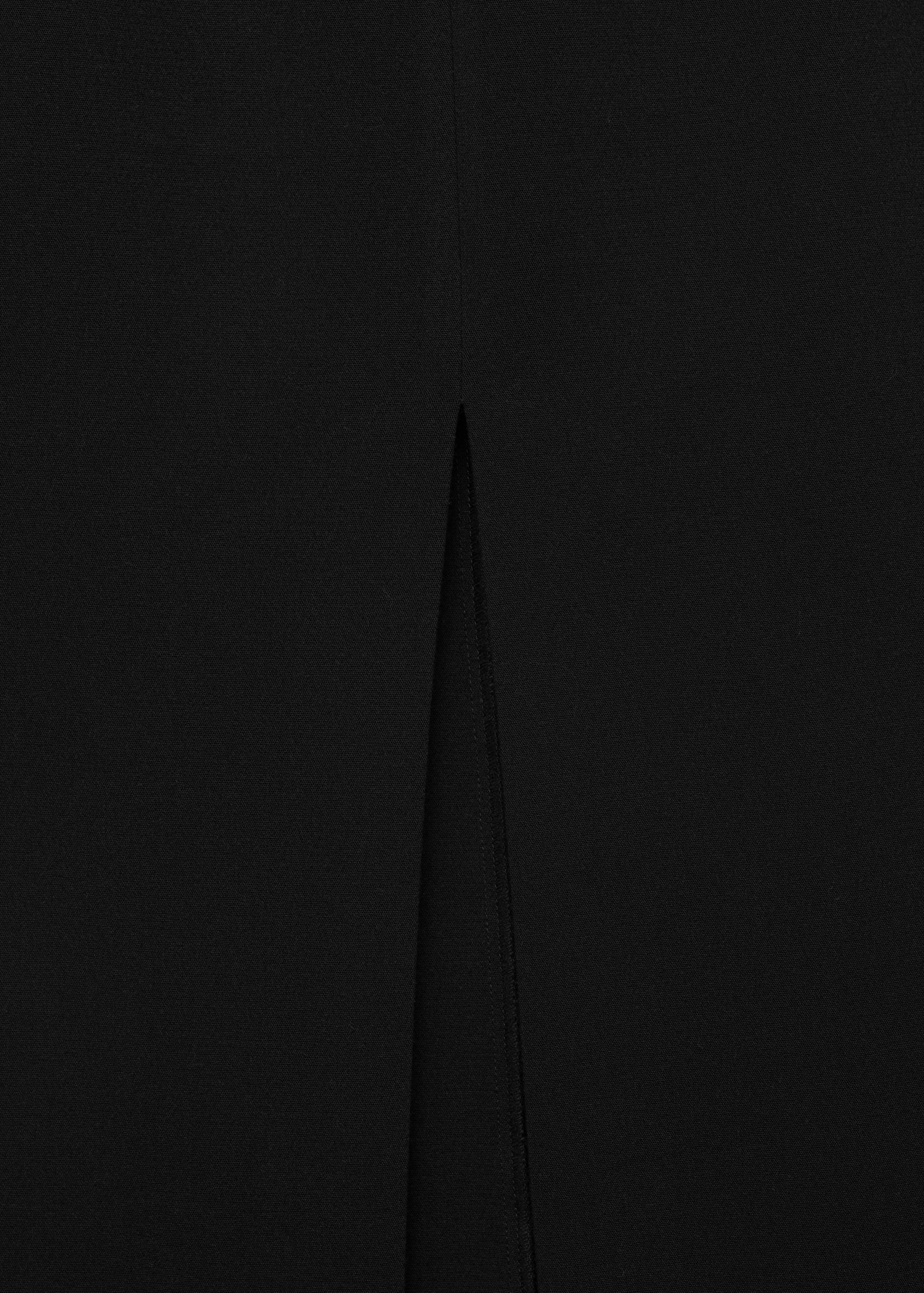 Straight skirt with slit - Details of the article 0