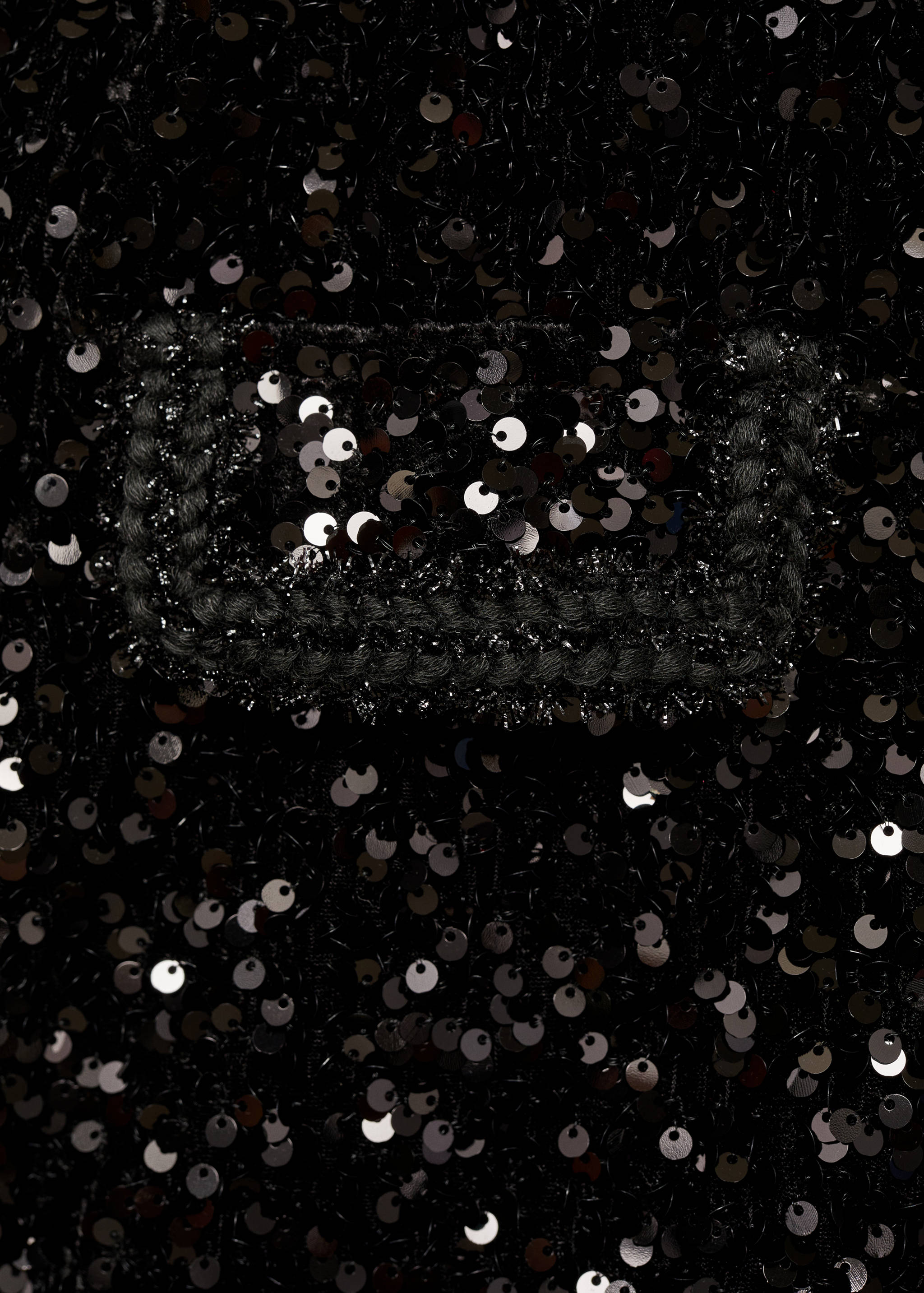 Sequin jacket with pockets - Details of the article 0