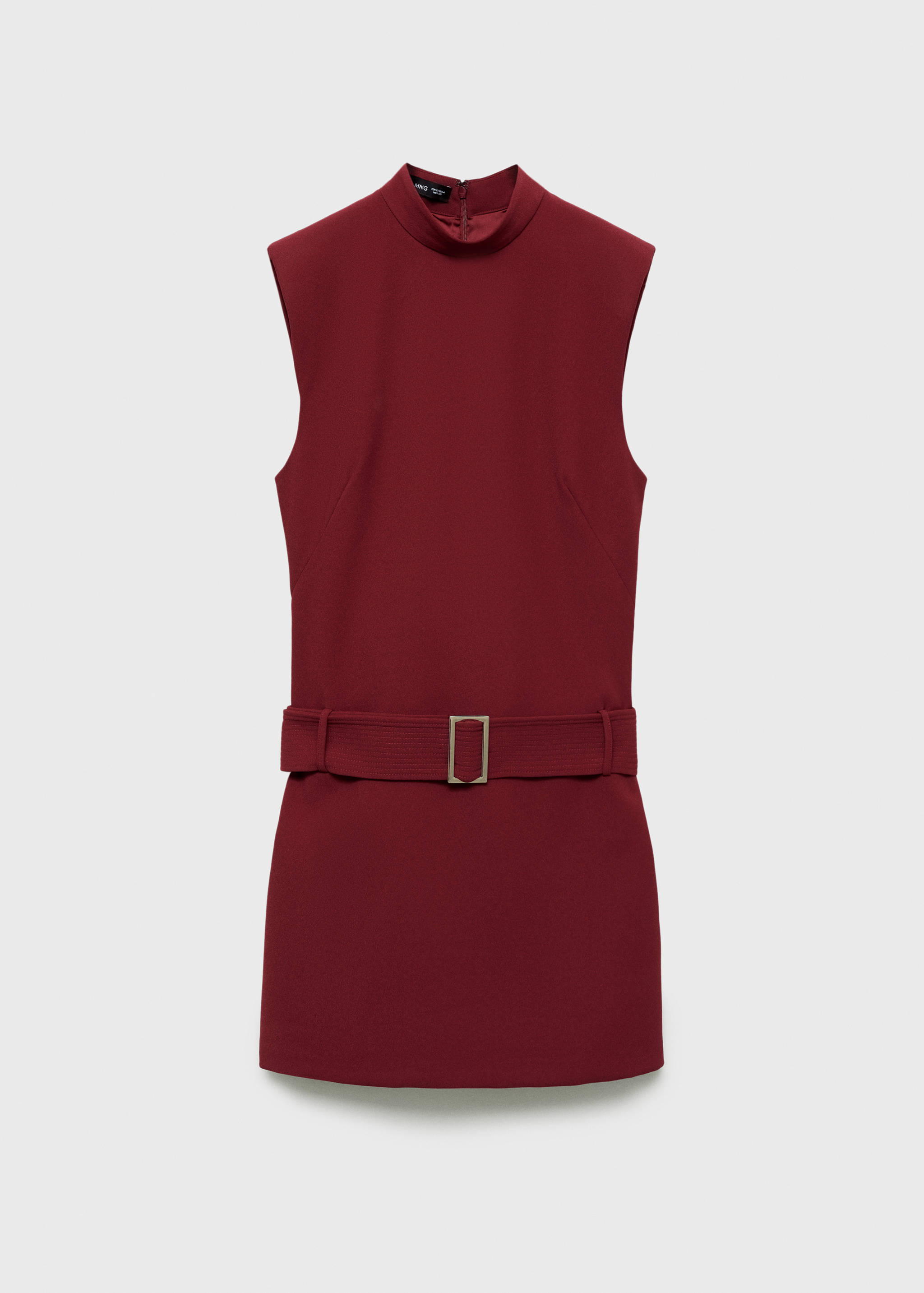 Short belted dress - Article without model