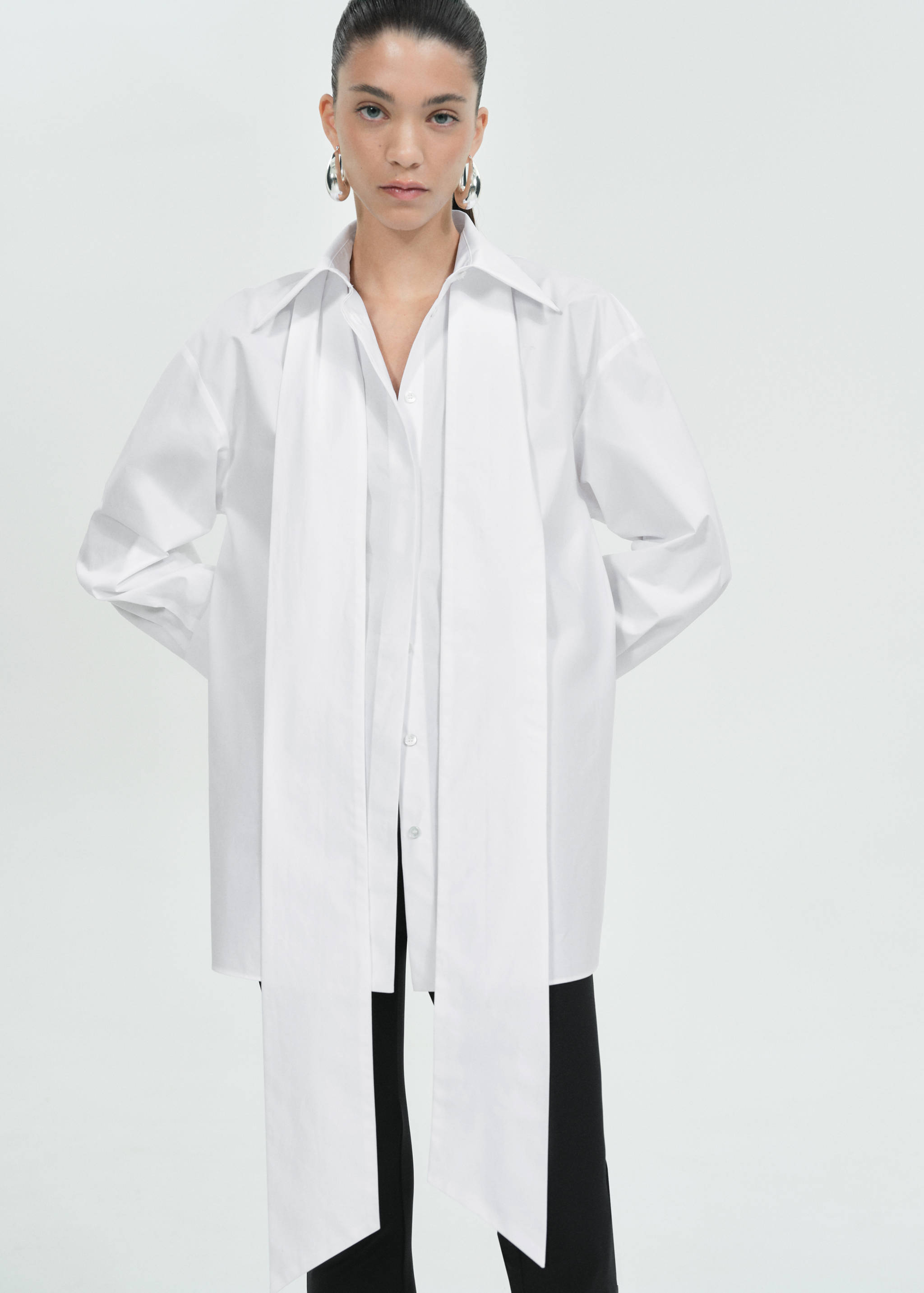 Blusa oversize fiocco - Piano medio