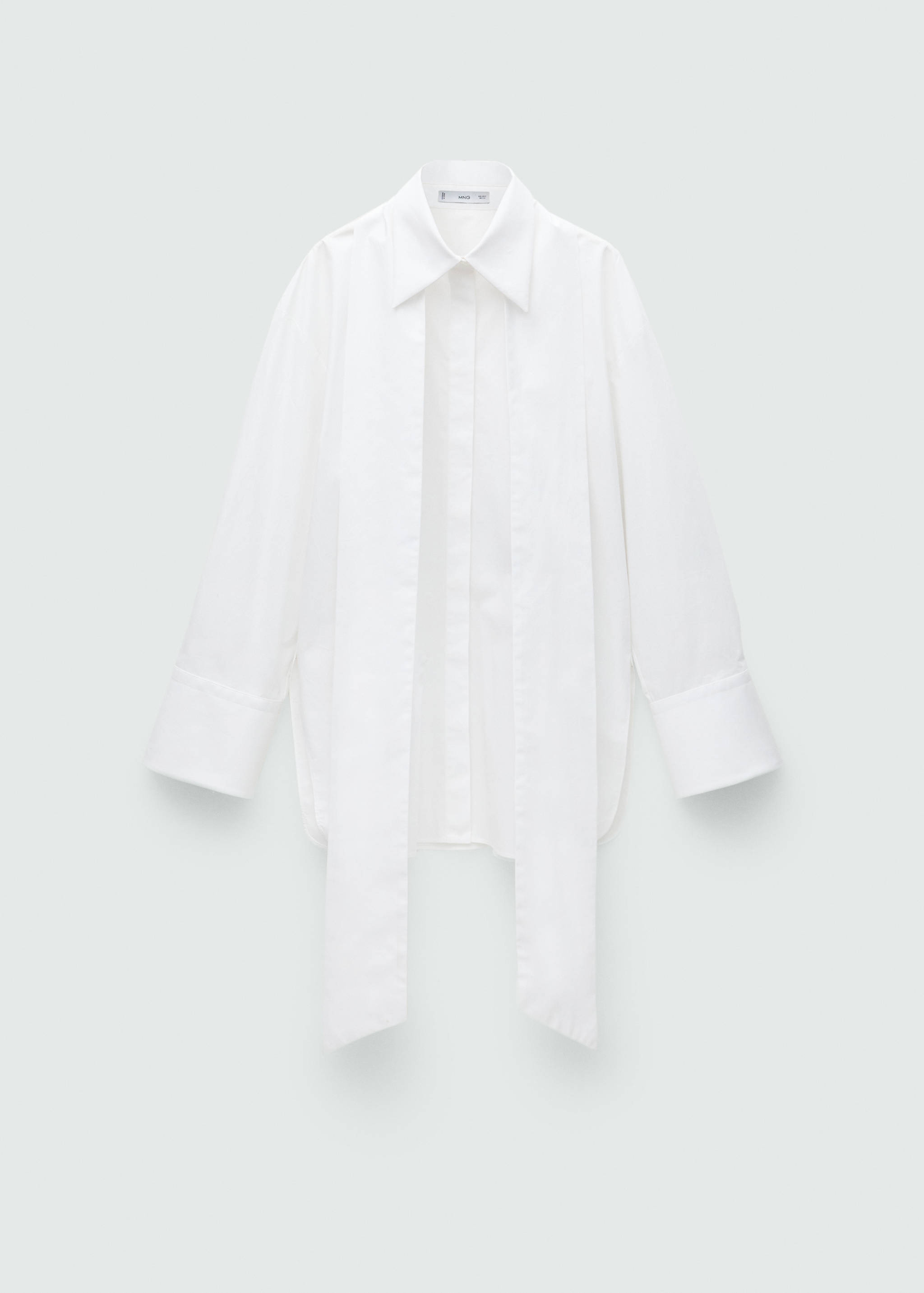 Blusa oversize fiocco - Articolo senza modello