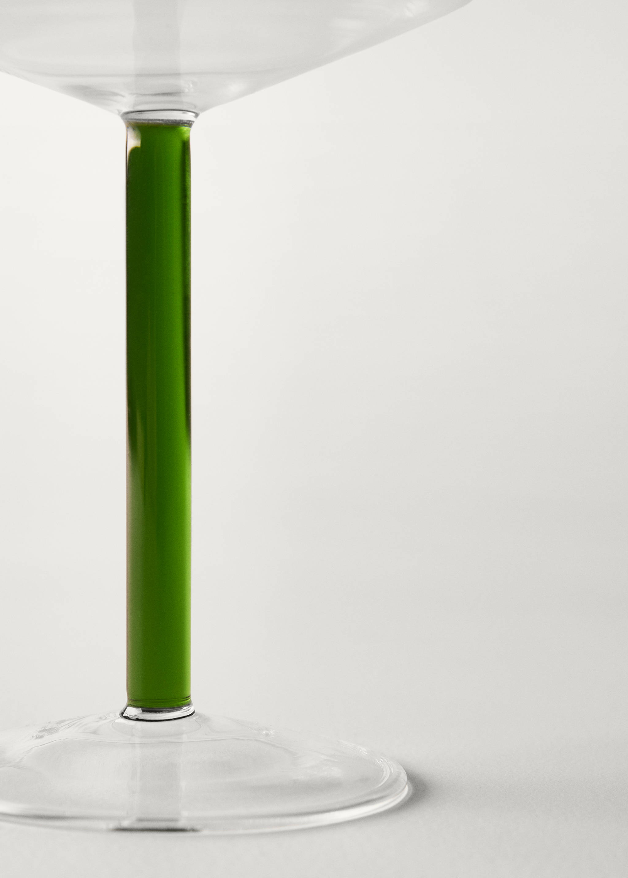 Borosilicate glass with stem detail - Details of the article 1