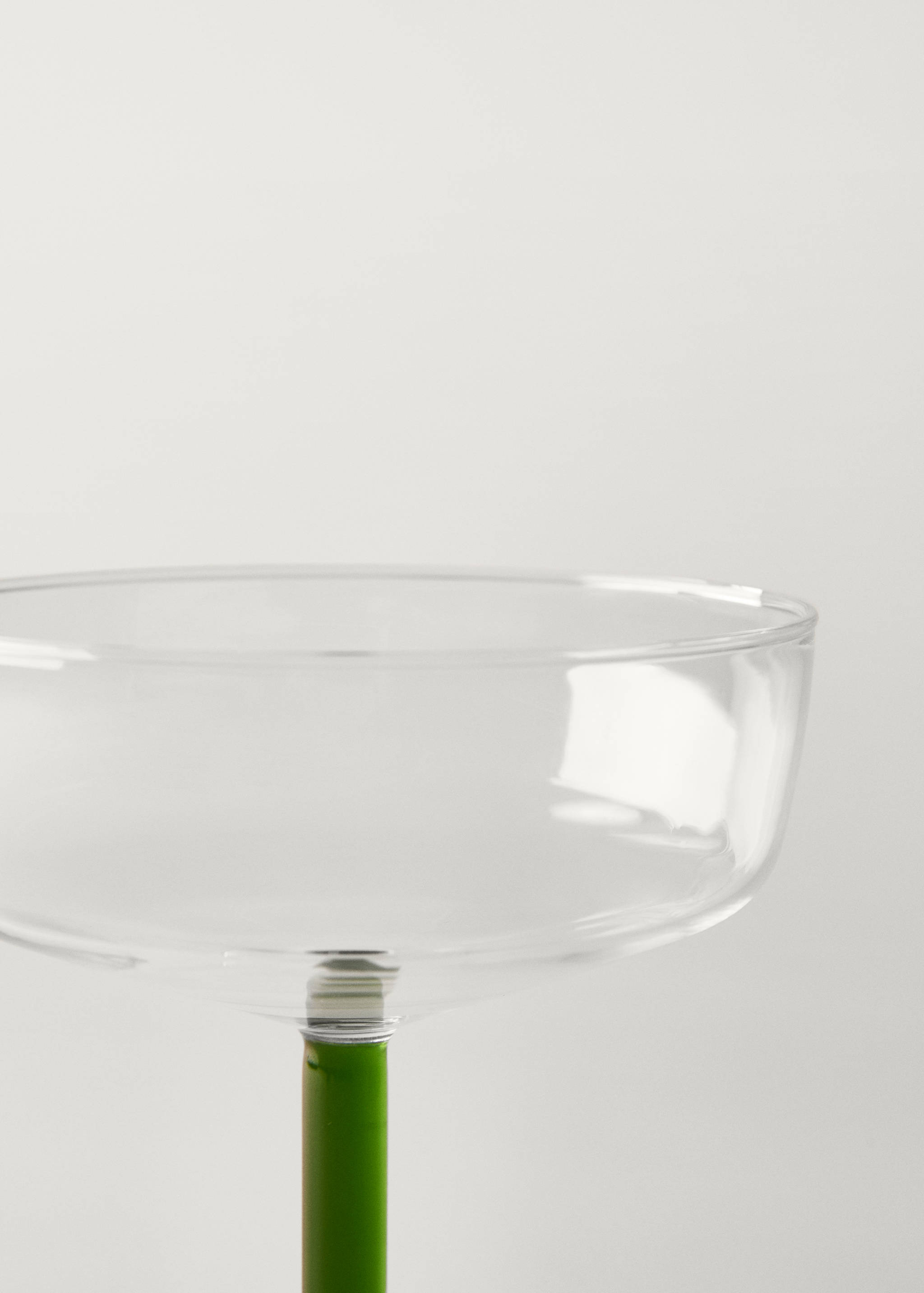 Borosilicate glass with stem detail - Details of the article 2
