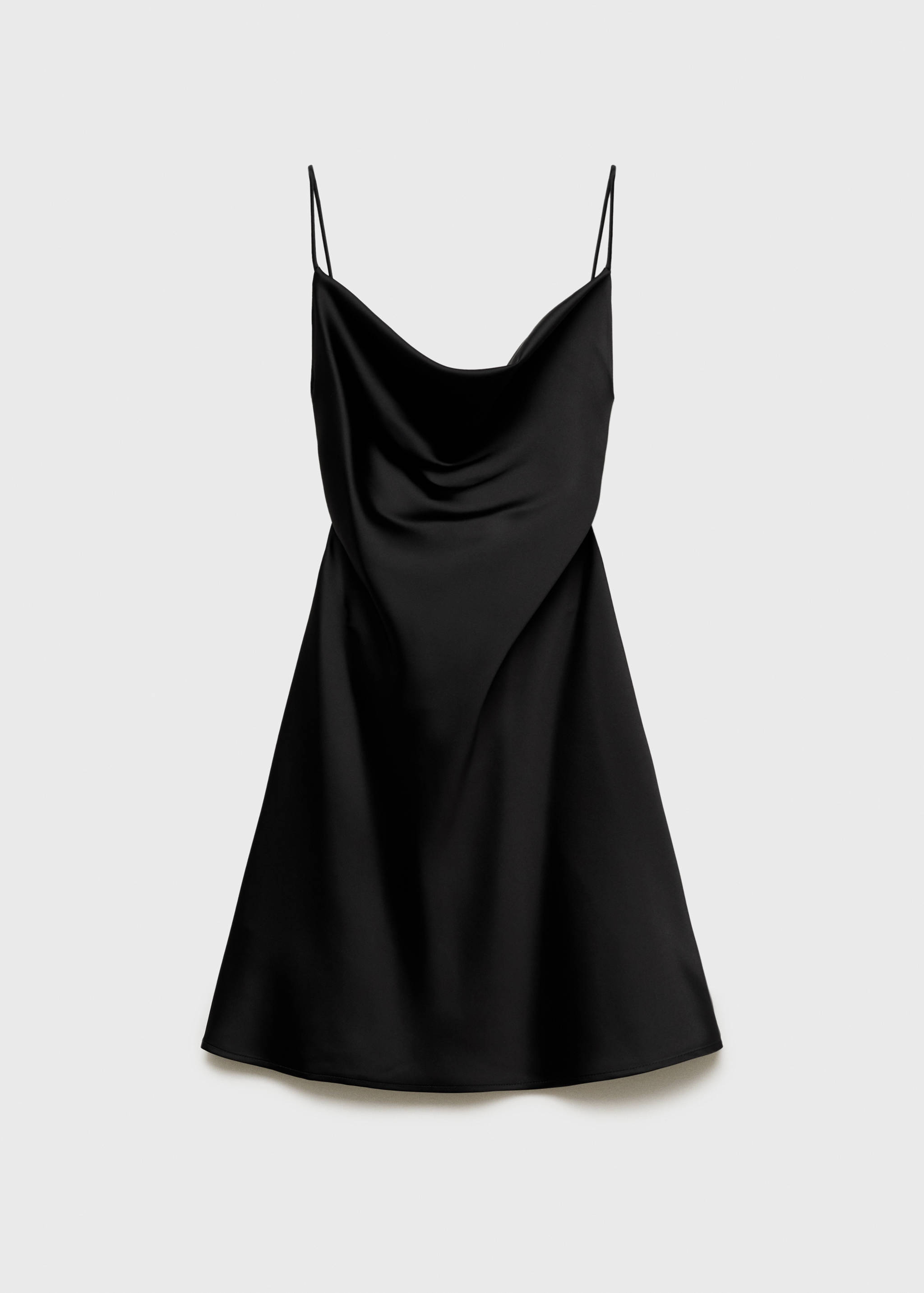 Vestido curto com costas cruzadas - Artigo sem modelo