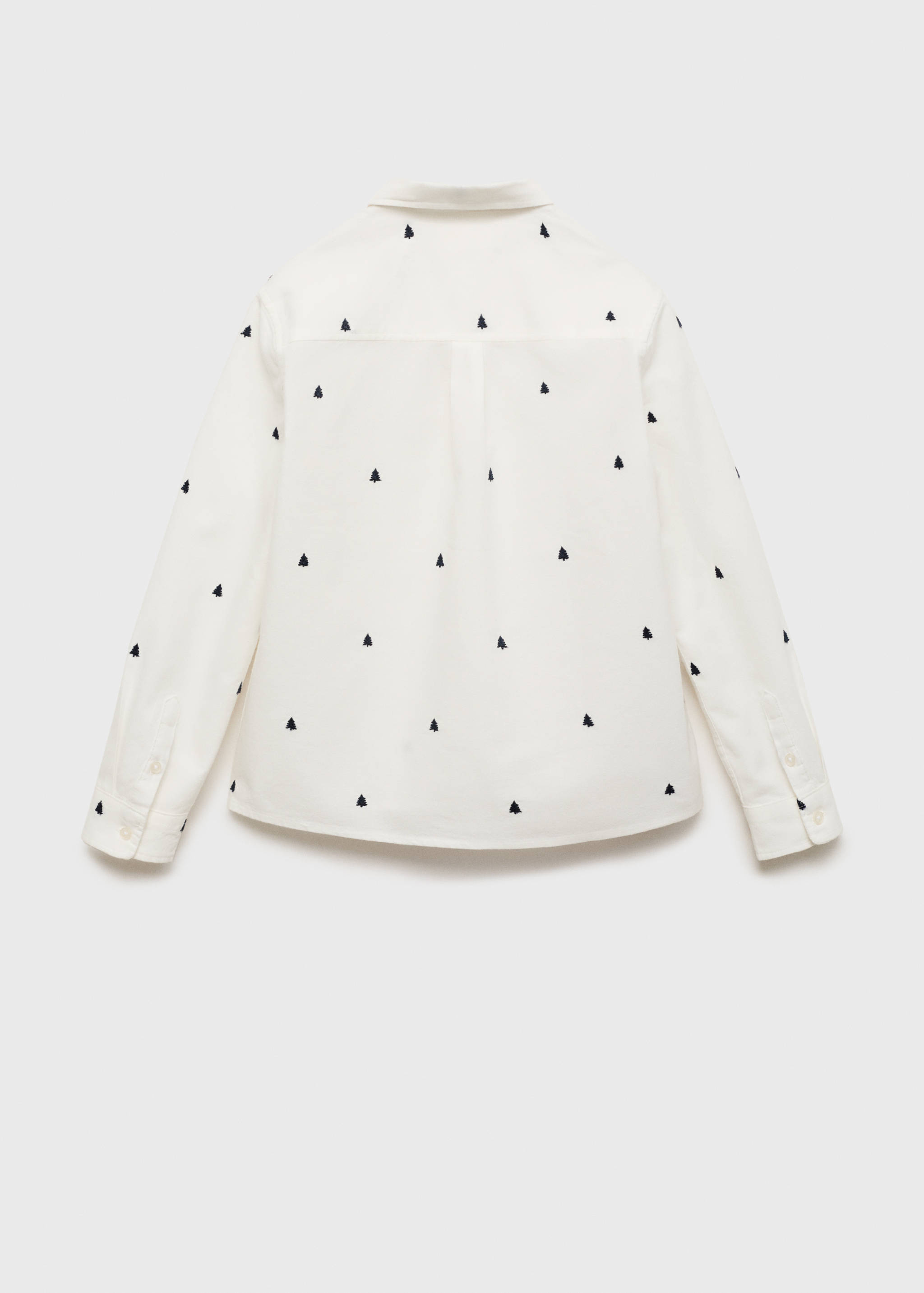 Embroidered detail shirt - Reverse of the article