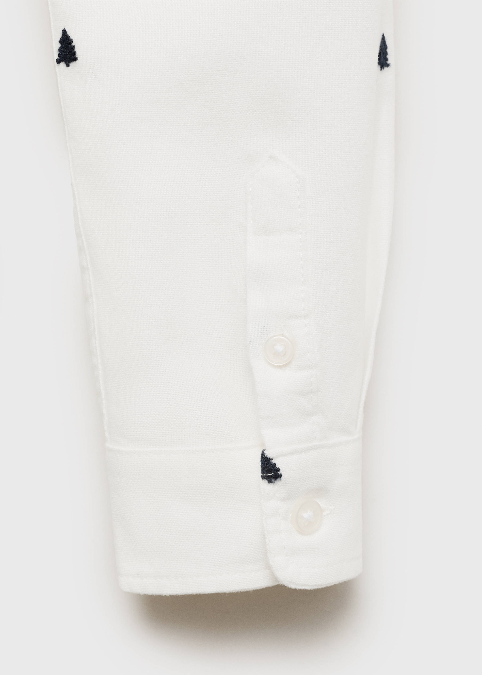 Embroidered detail shirt - Details of the article 0