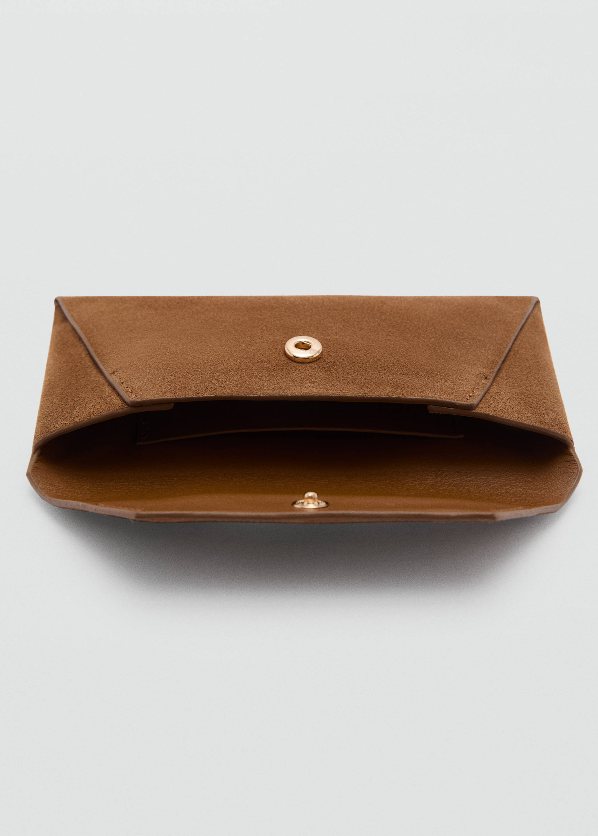 Leather purse - Medium plane