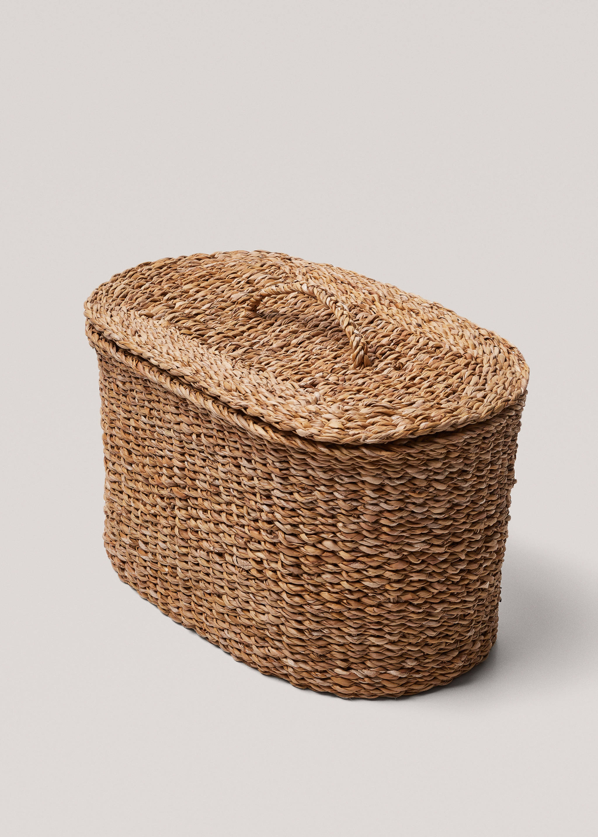 Medium natural fibre oval basket - Details of the article 1