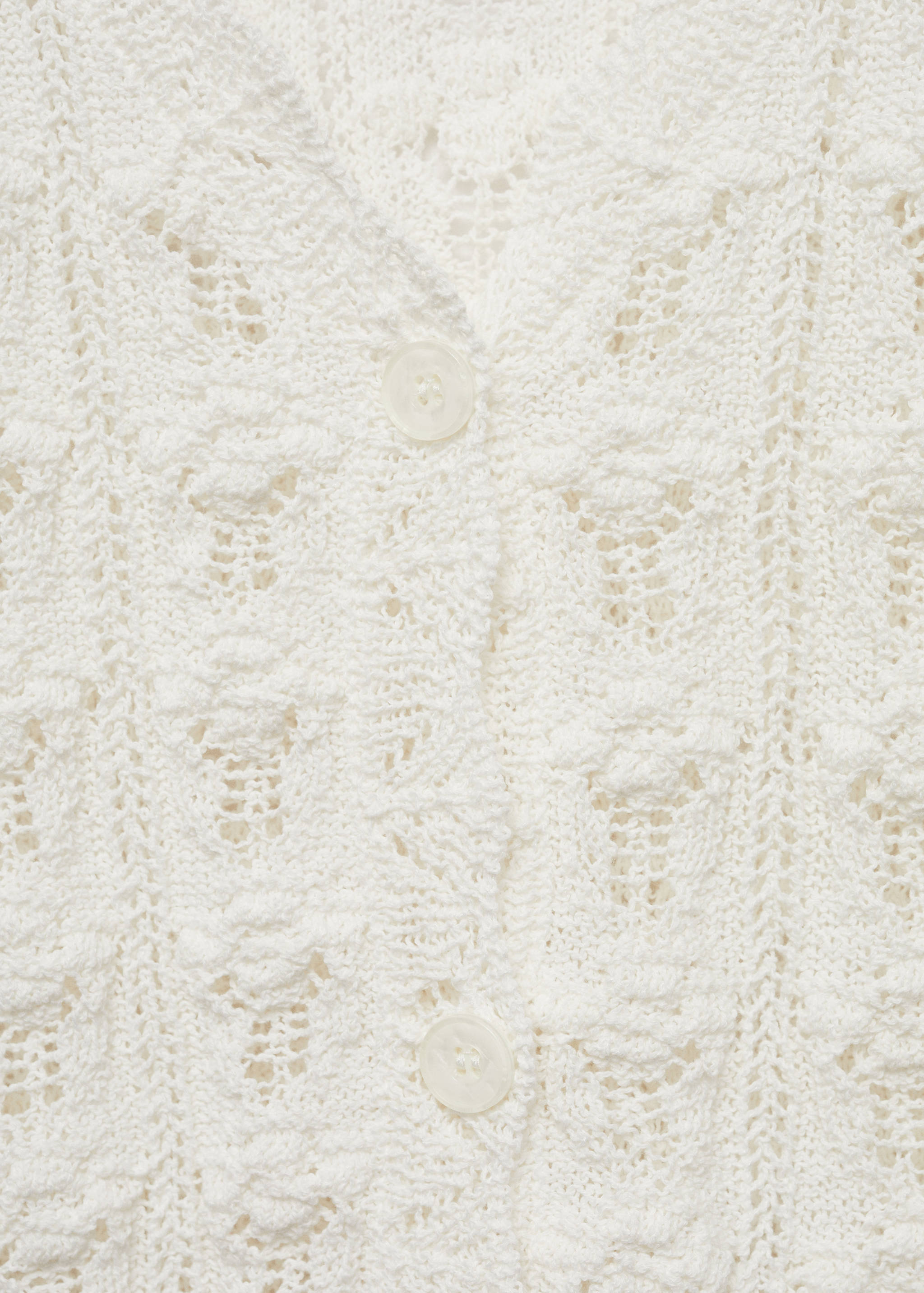 Crochet knitted cardigan - Details of the article 8