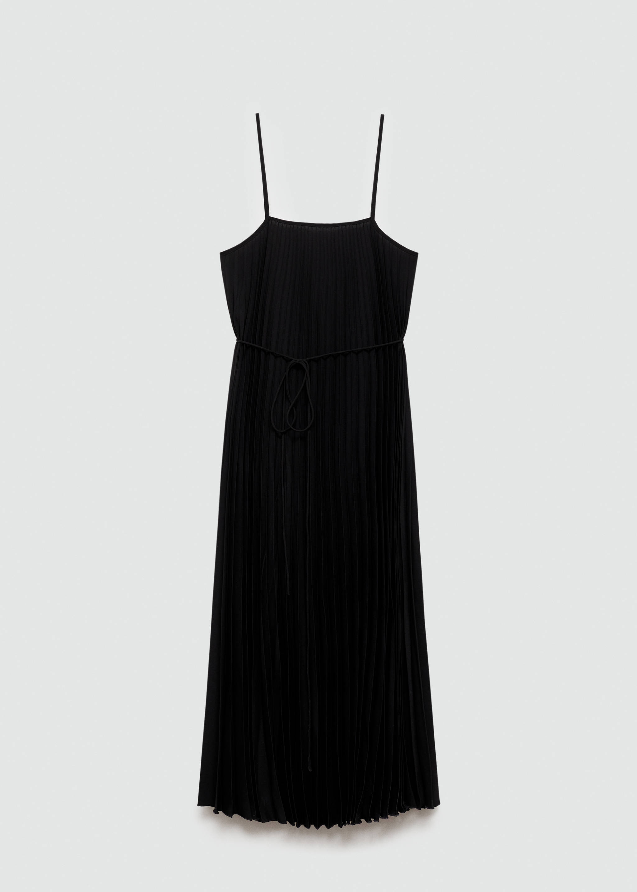 Plisowana sukienka z wiązaniem - Artykuł bez modela/modelki