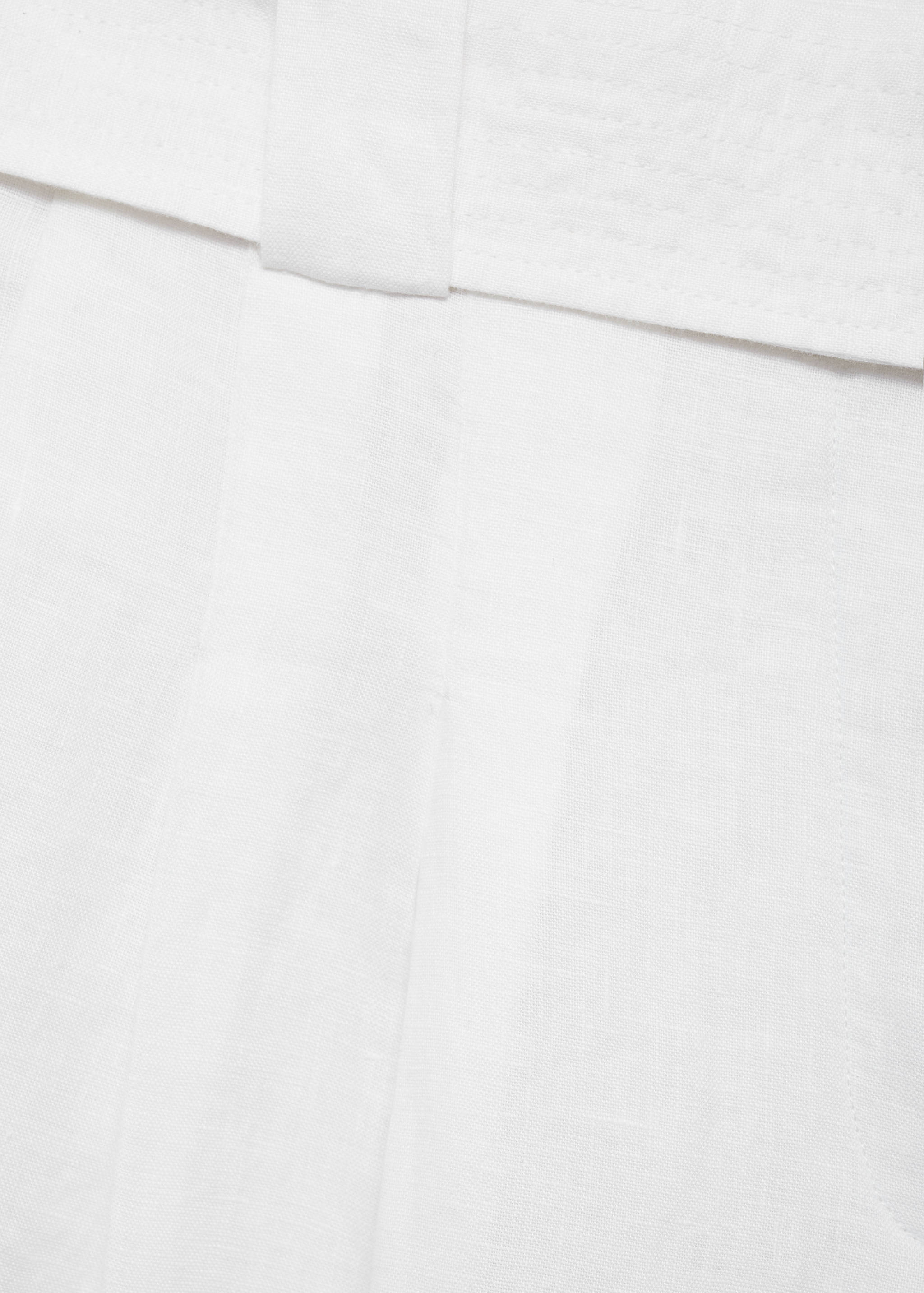 Bermudy lniane z paskiem - Szczegóły artykułu 0