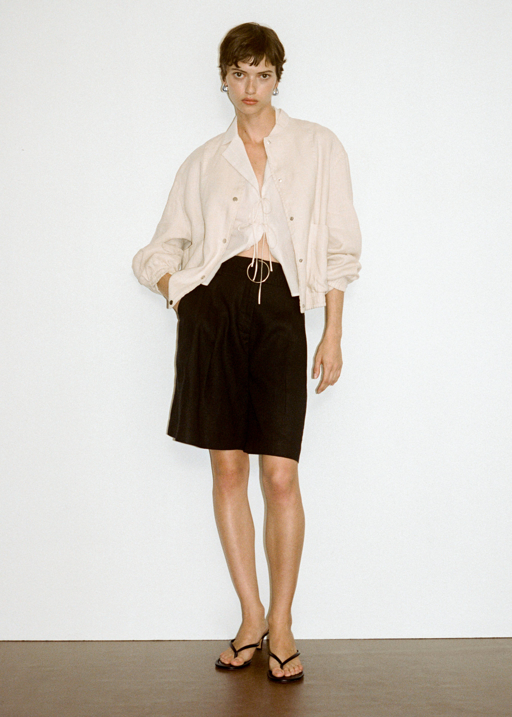 Bermudas lino cinturón - Detalle del artículo 6