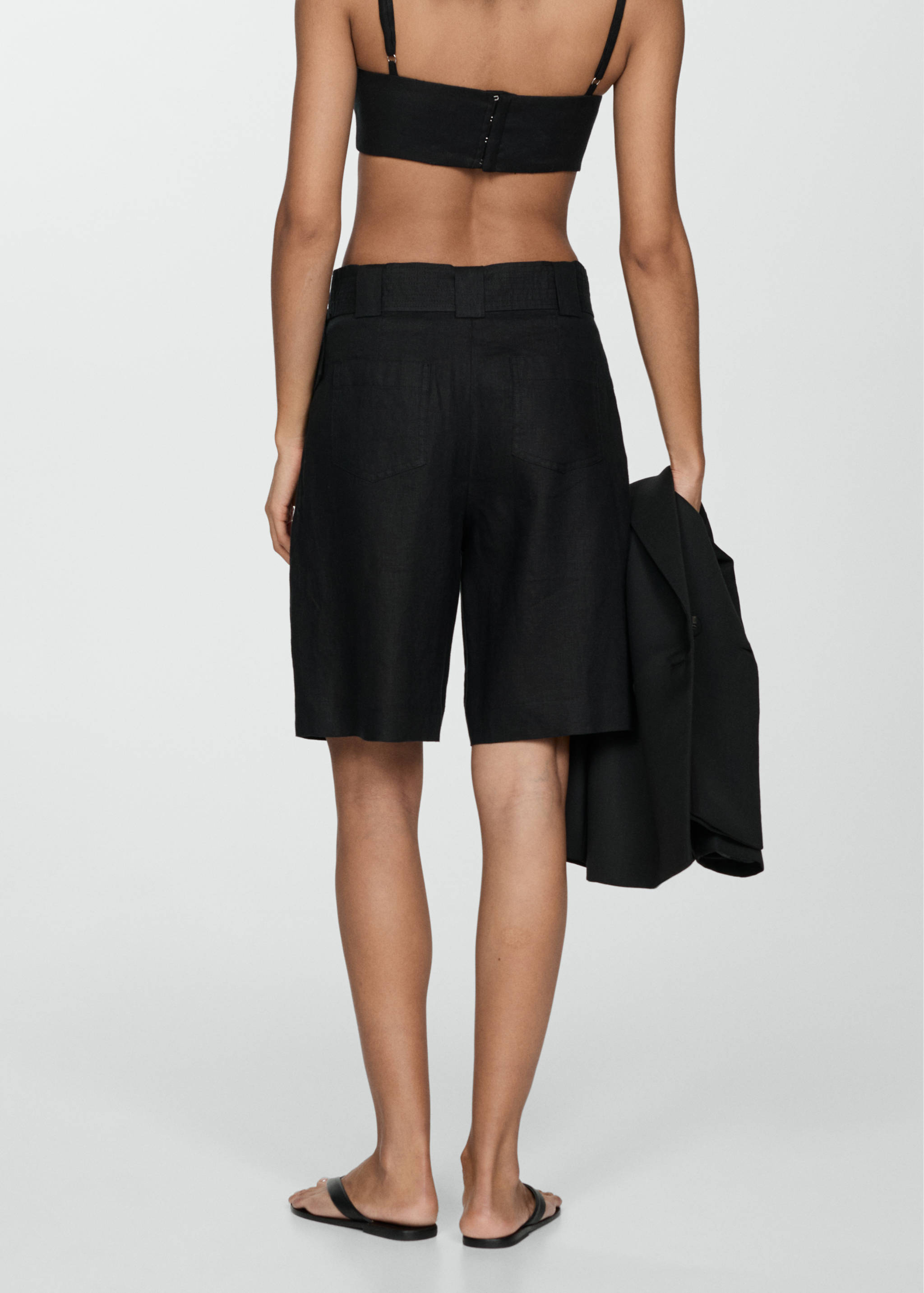 Bermudas lino cinturón - Detalle del artículo 2