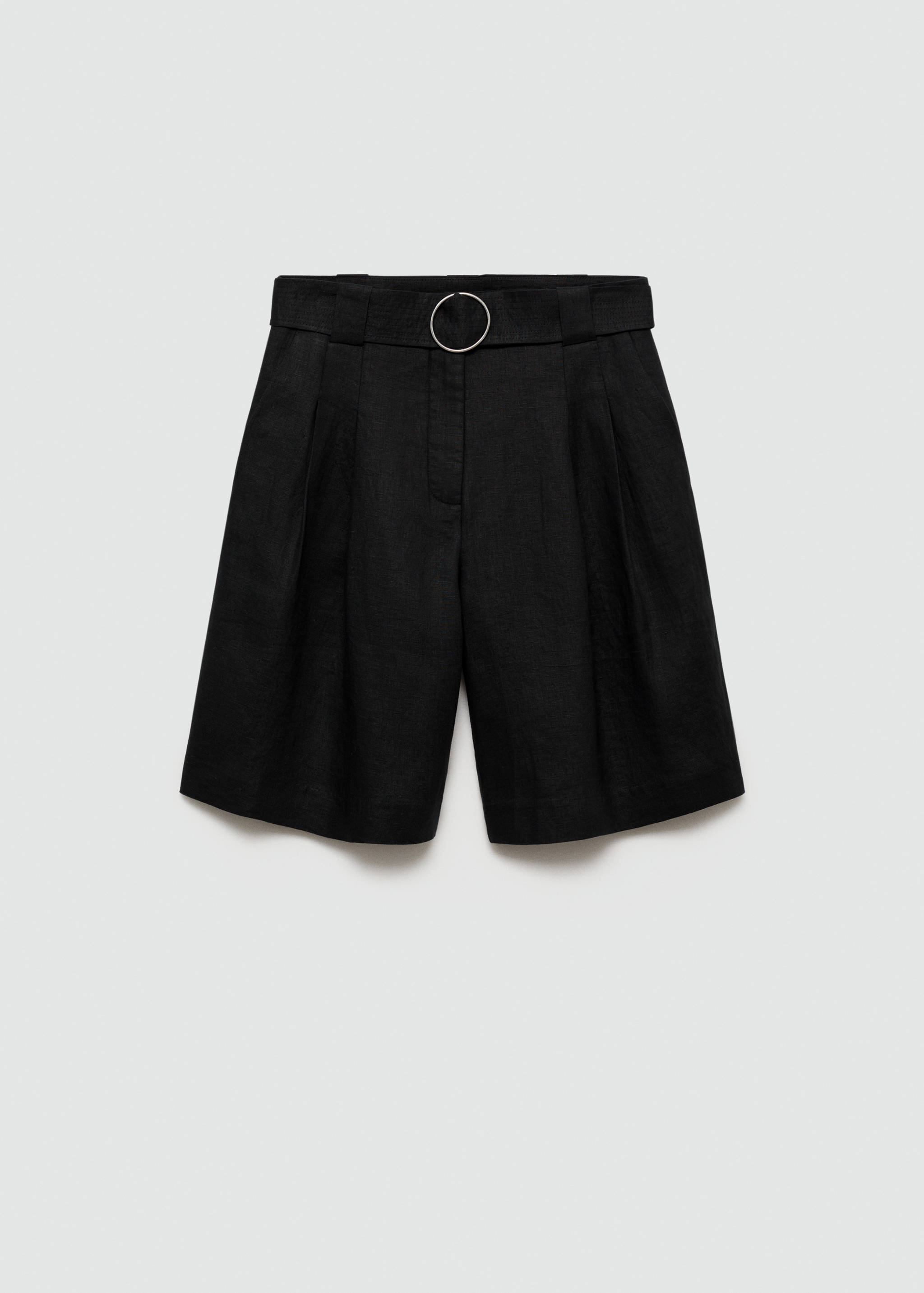 Bermudas lino cinturón - Artículo sin modelo