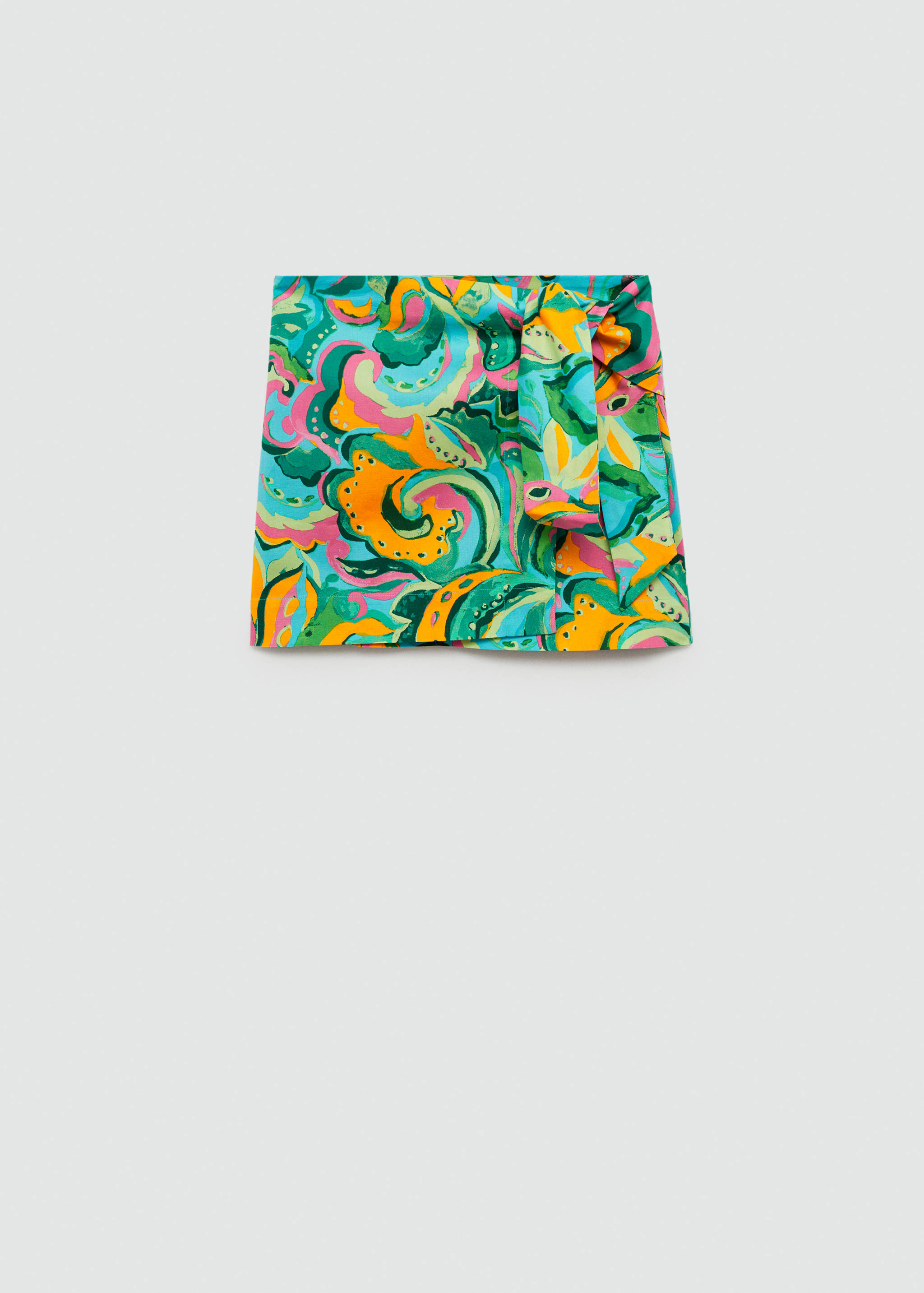 Minissaia estampada com laço - Artigo sem modelo