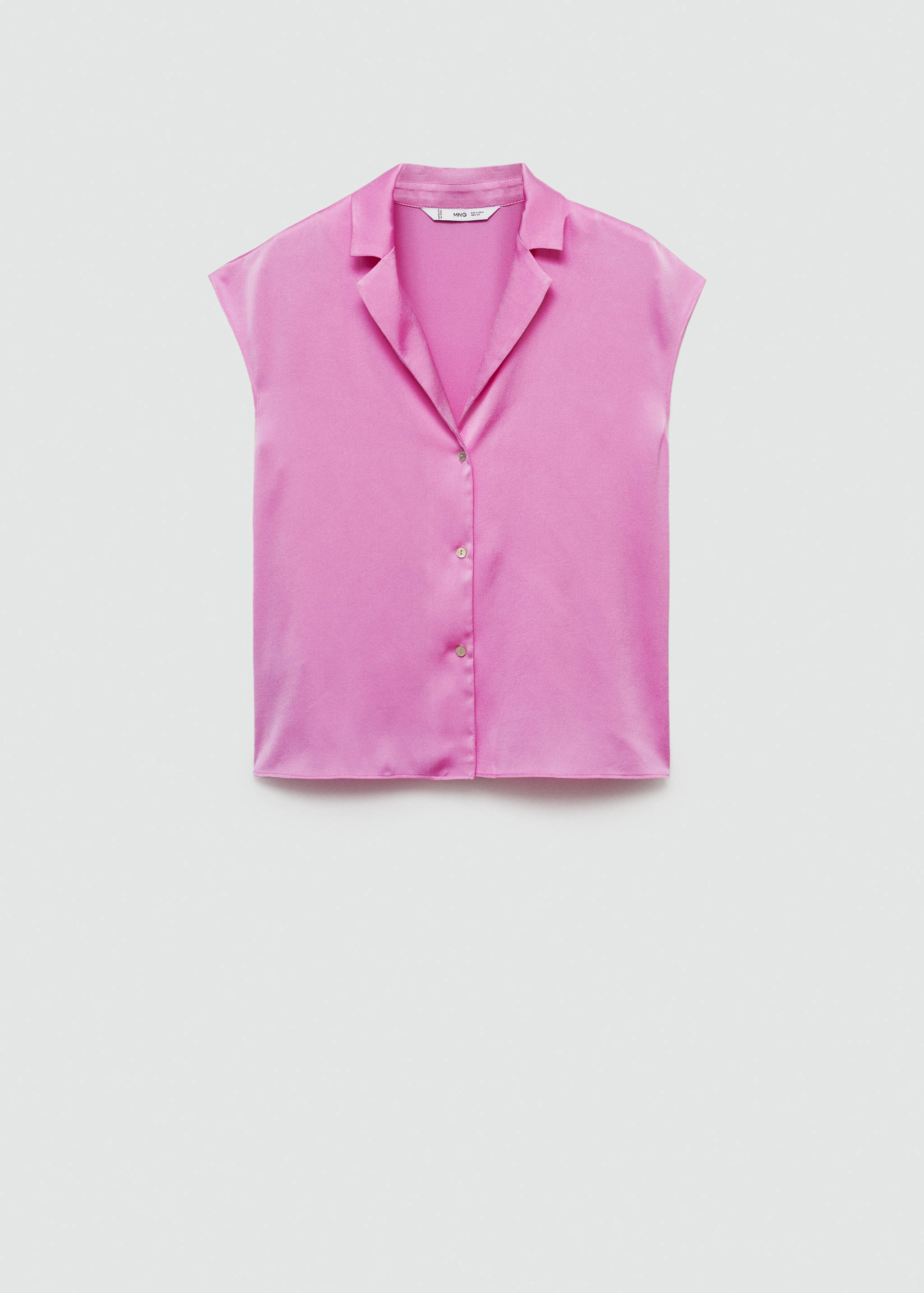 Camisa fluida acetinada - Artigo sem modelo