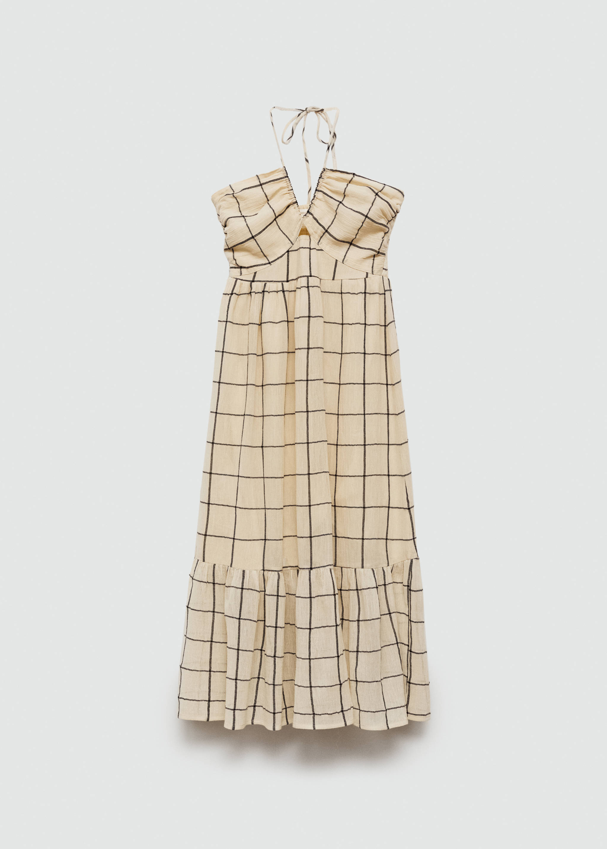 Printed strap dress - Article without model