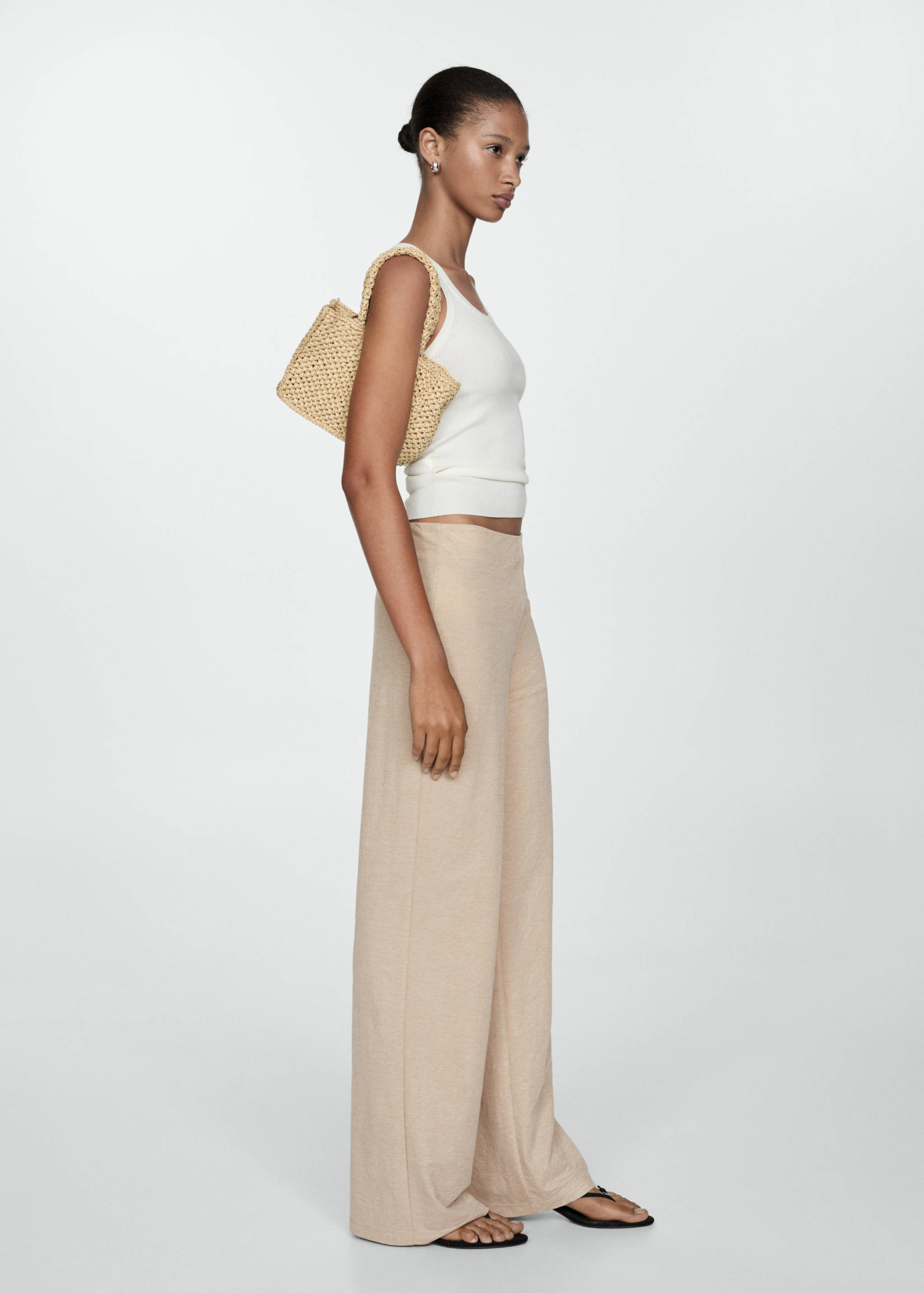 Pantalón recto fluido - Detalle del artículo 2