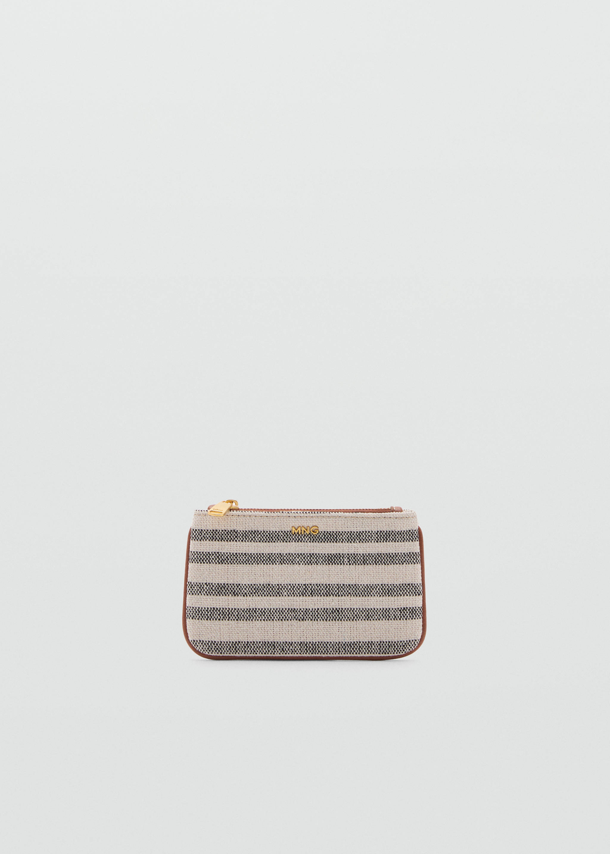 Porte-monnaie imprimé rayures - Article sans modèle