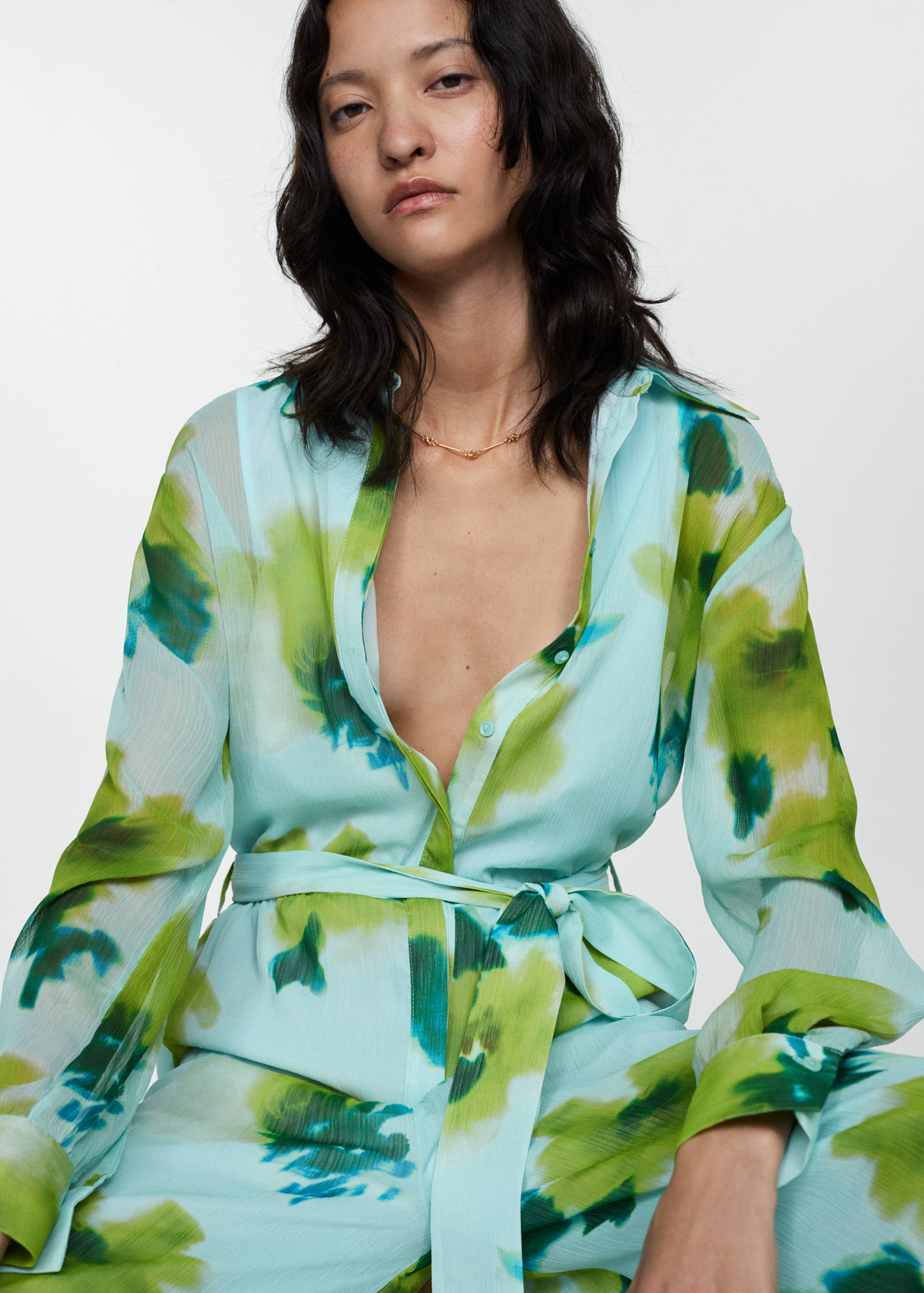 Combinaison imprimée nœud - Plan moyen