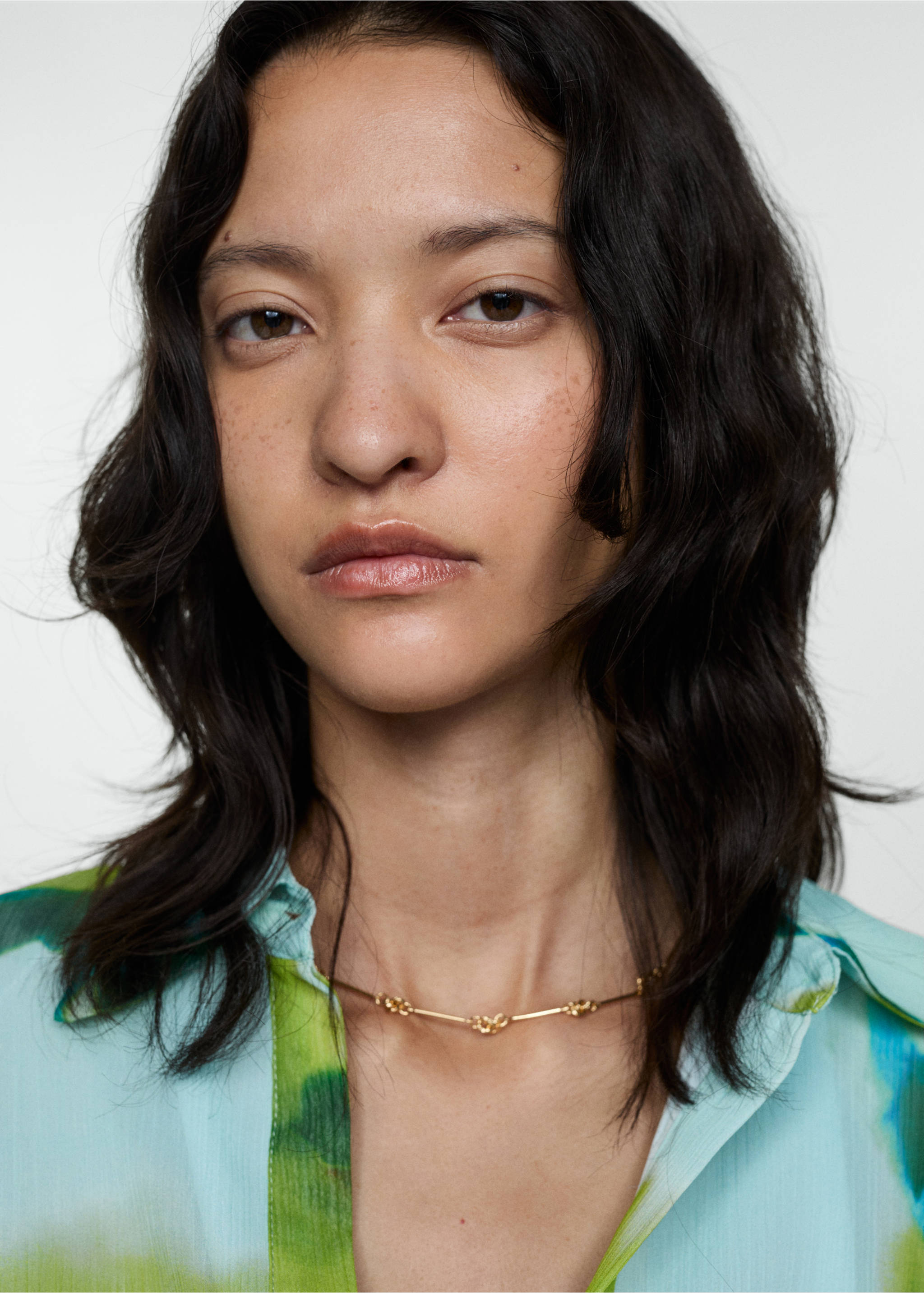 Combinaison imprimée nœud - Détail de l'article 1, Vert d´eau. Ref: 77070376-00.