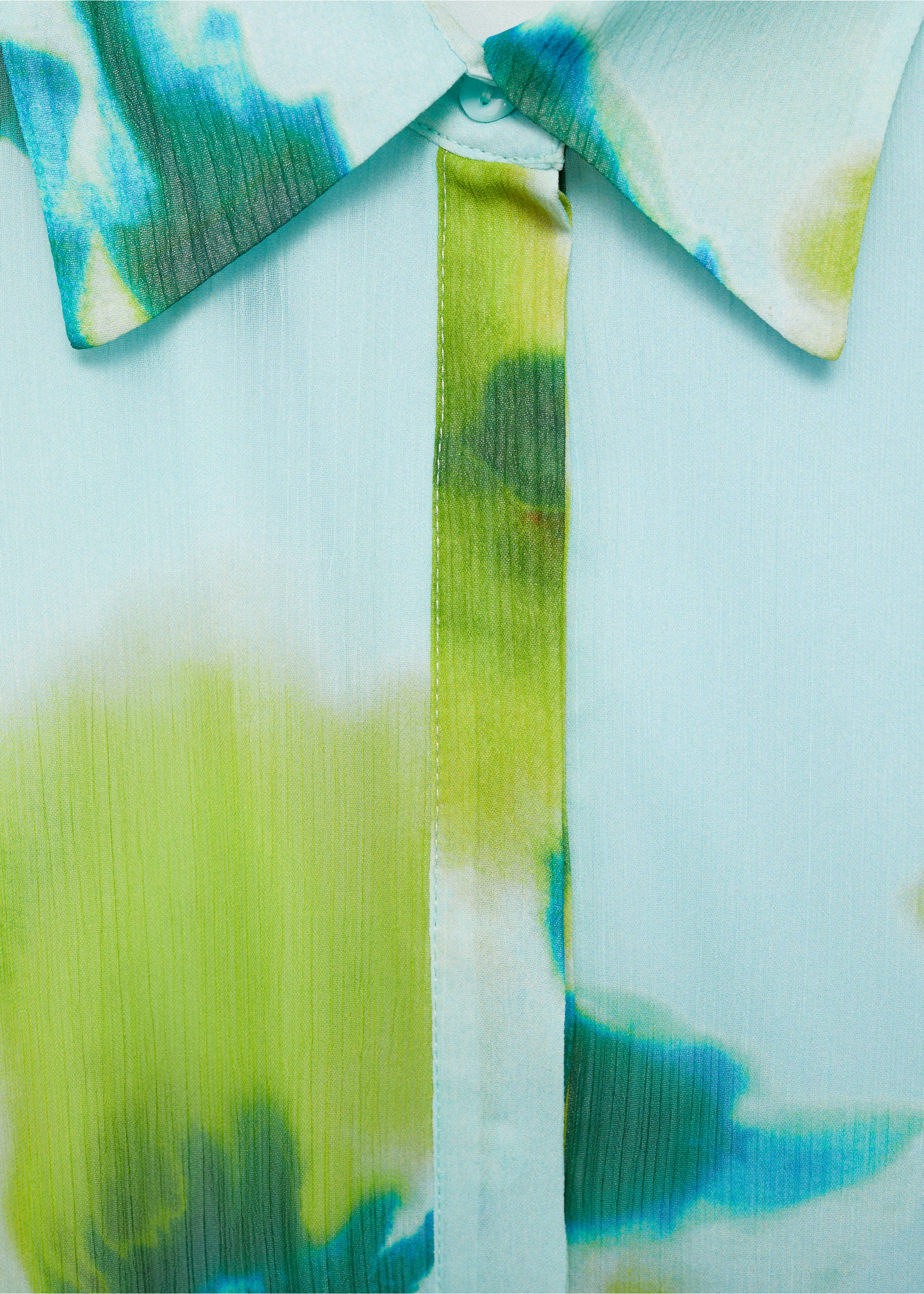 Combinaison imprimée nœud - Détail de l'article 8, Vert d´eau. Ref: 77070376-00.