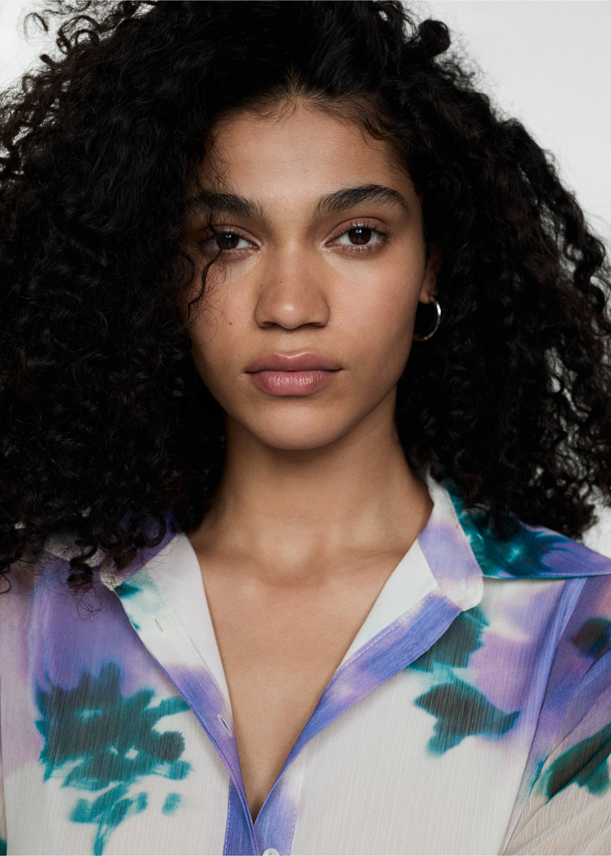 Combinaison imprimée nœud - Détail de l'article 1, Violet. Ref: 77070376-00.