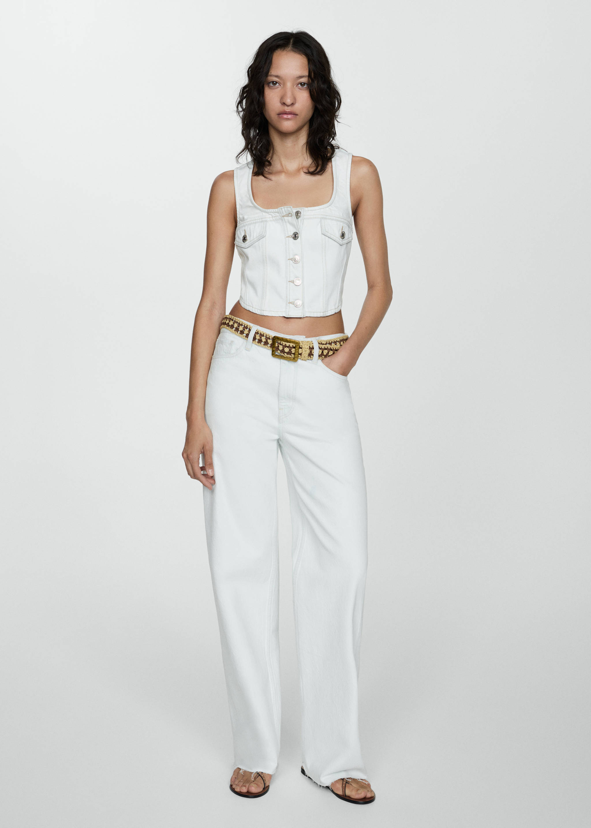 Armilla texana crop butxaques - Pla general