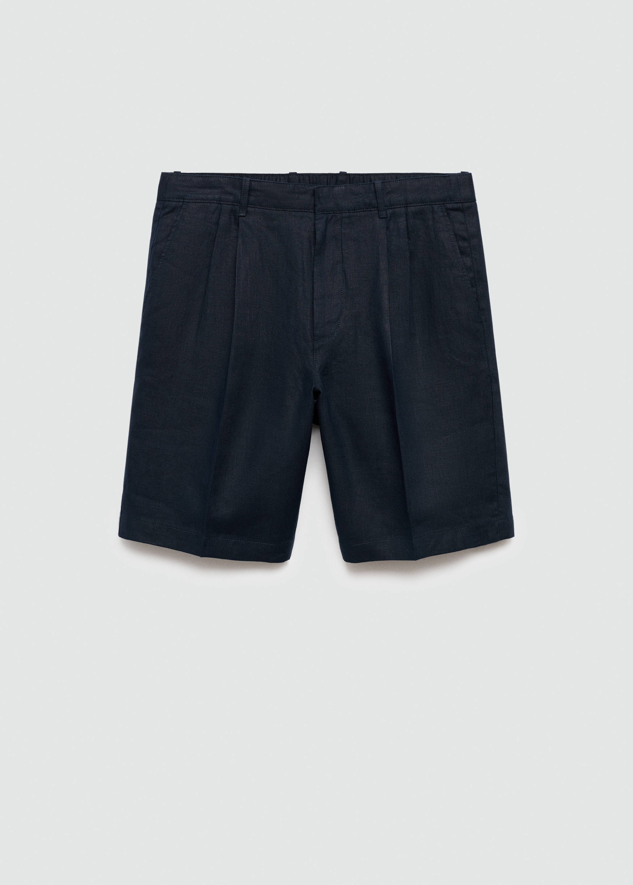 Bermuda 100 % lin pinces - Article sans modèle