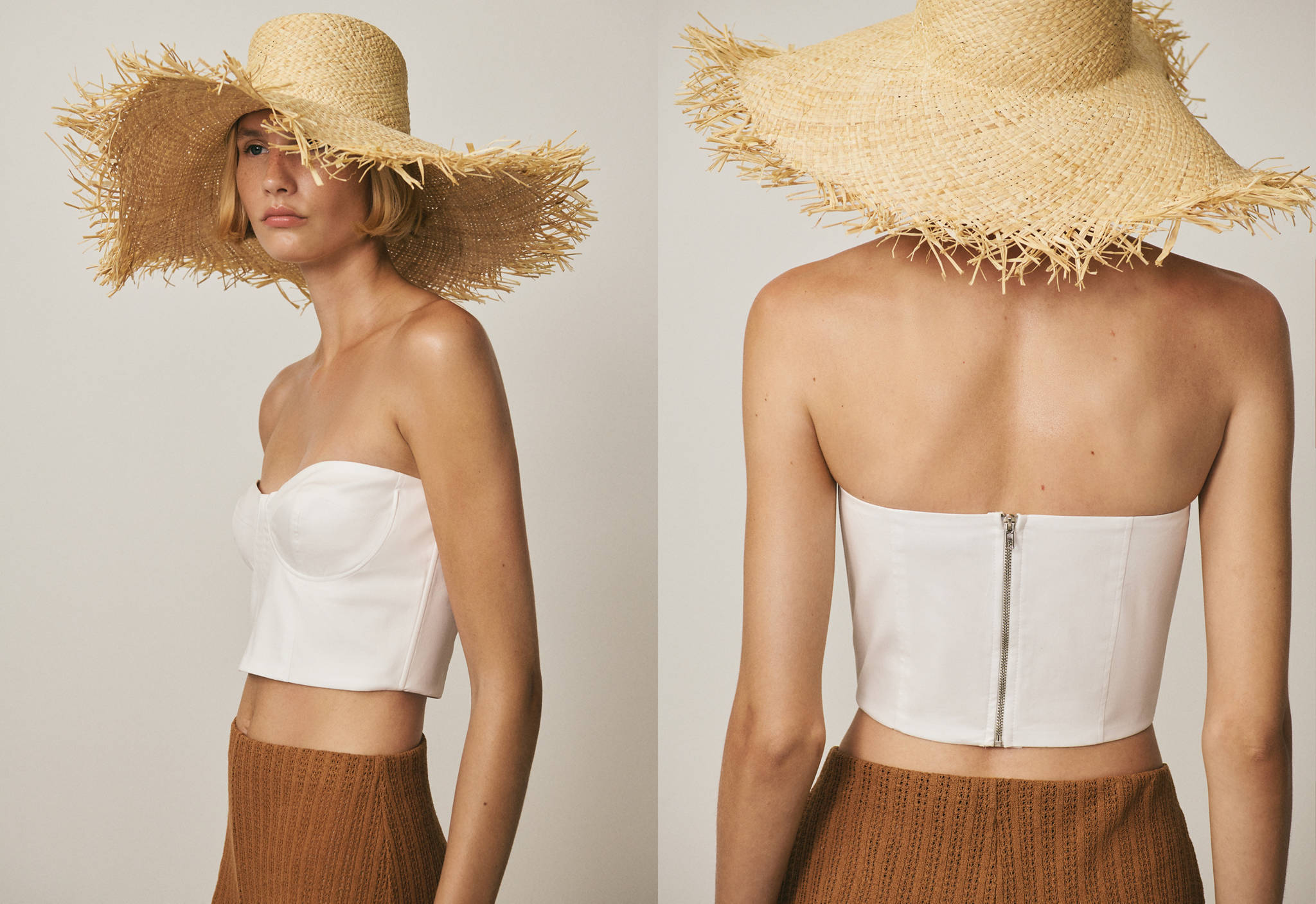 Chapeau maxi fibre naturelle - Plan panoramique
