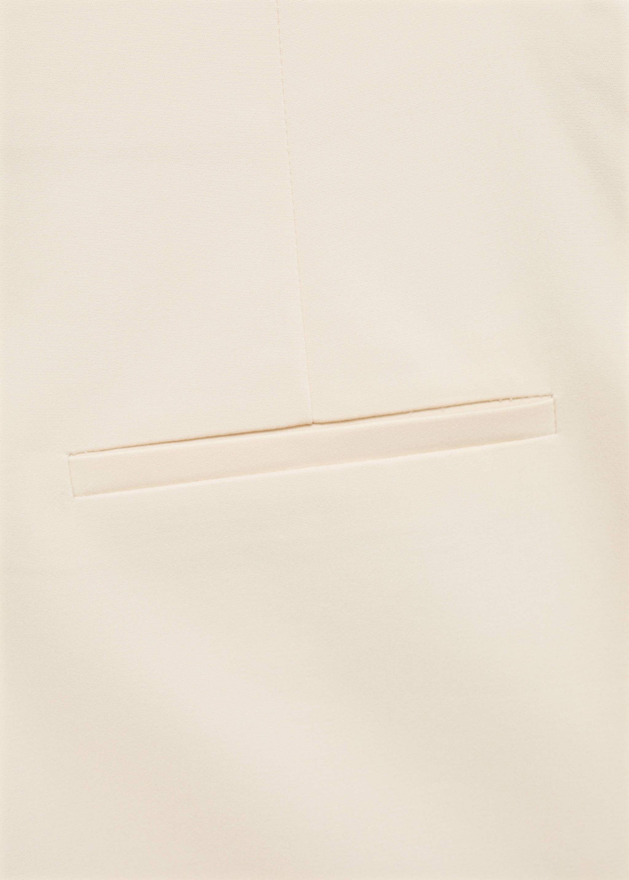 High-waist straight shorts - Details of the article 8