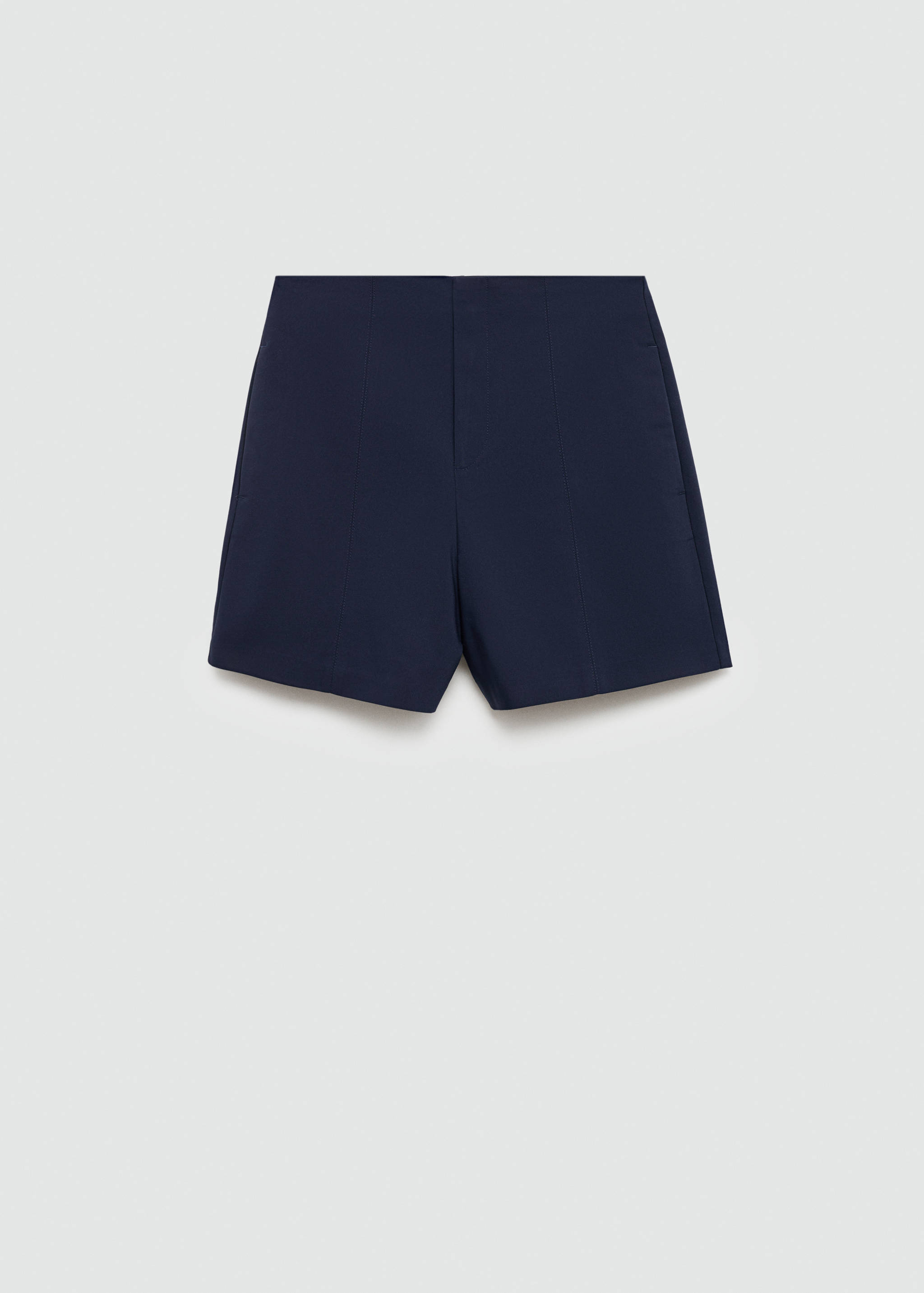 High-waist straight shorts - Article without model