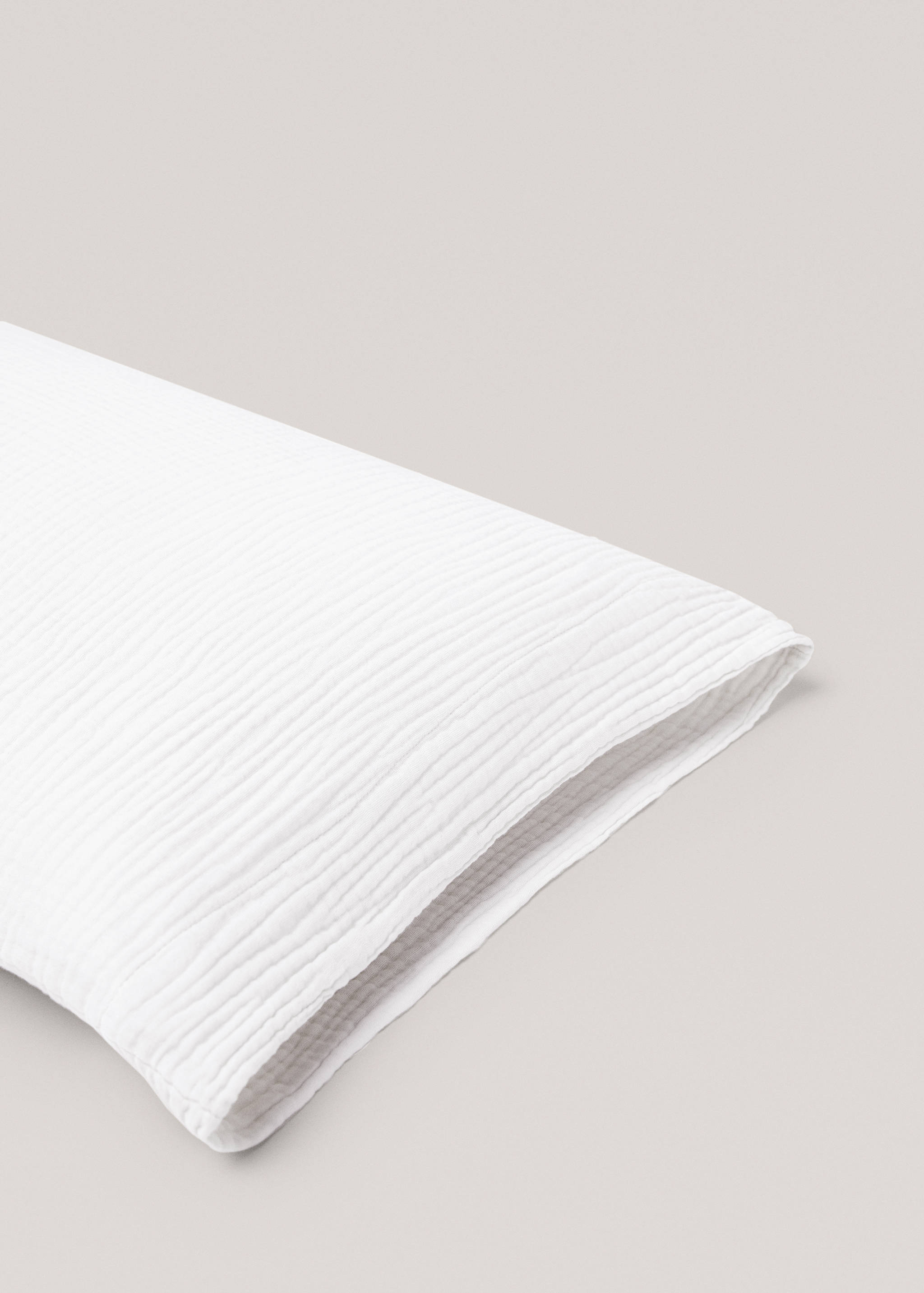 Cotton gauze pillowcase 45x110cm - Details of the article 2