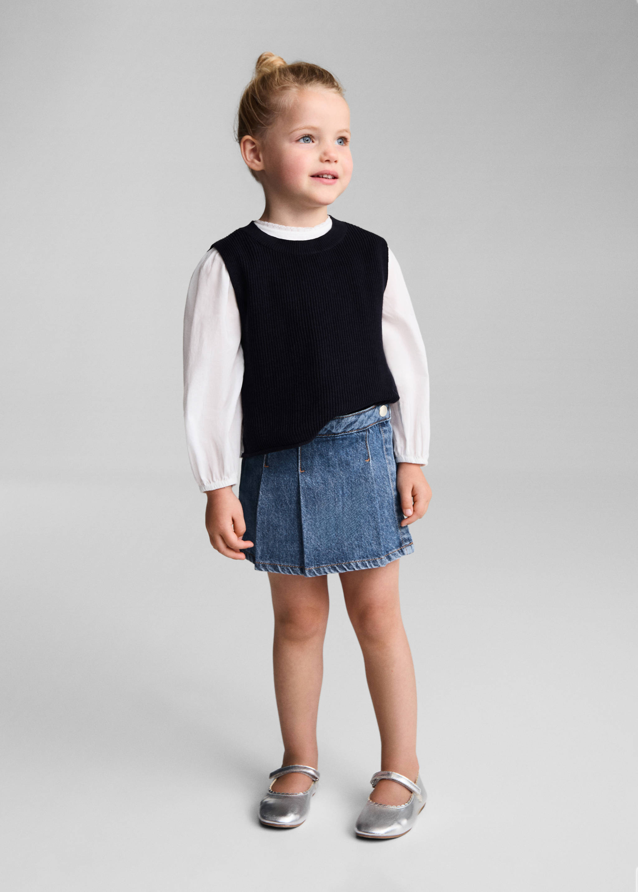 Denim skirt pants - General plane