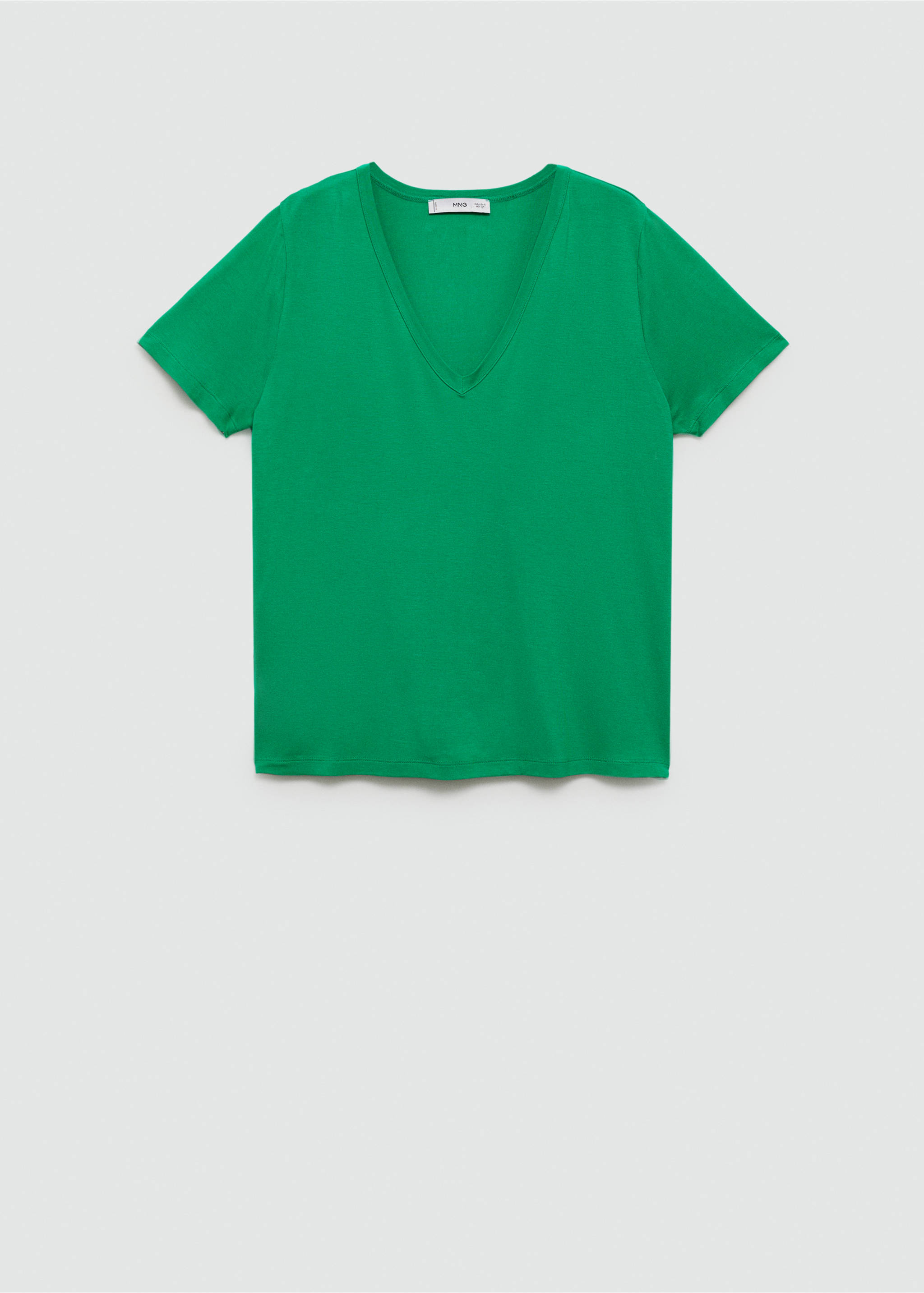 Short sleeve t-shirt - Article without model, Green. Ref: 77070580-00.