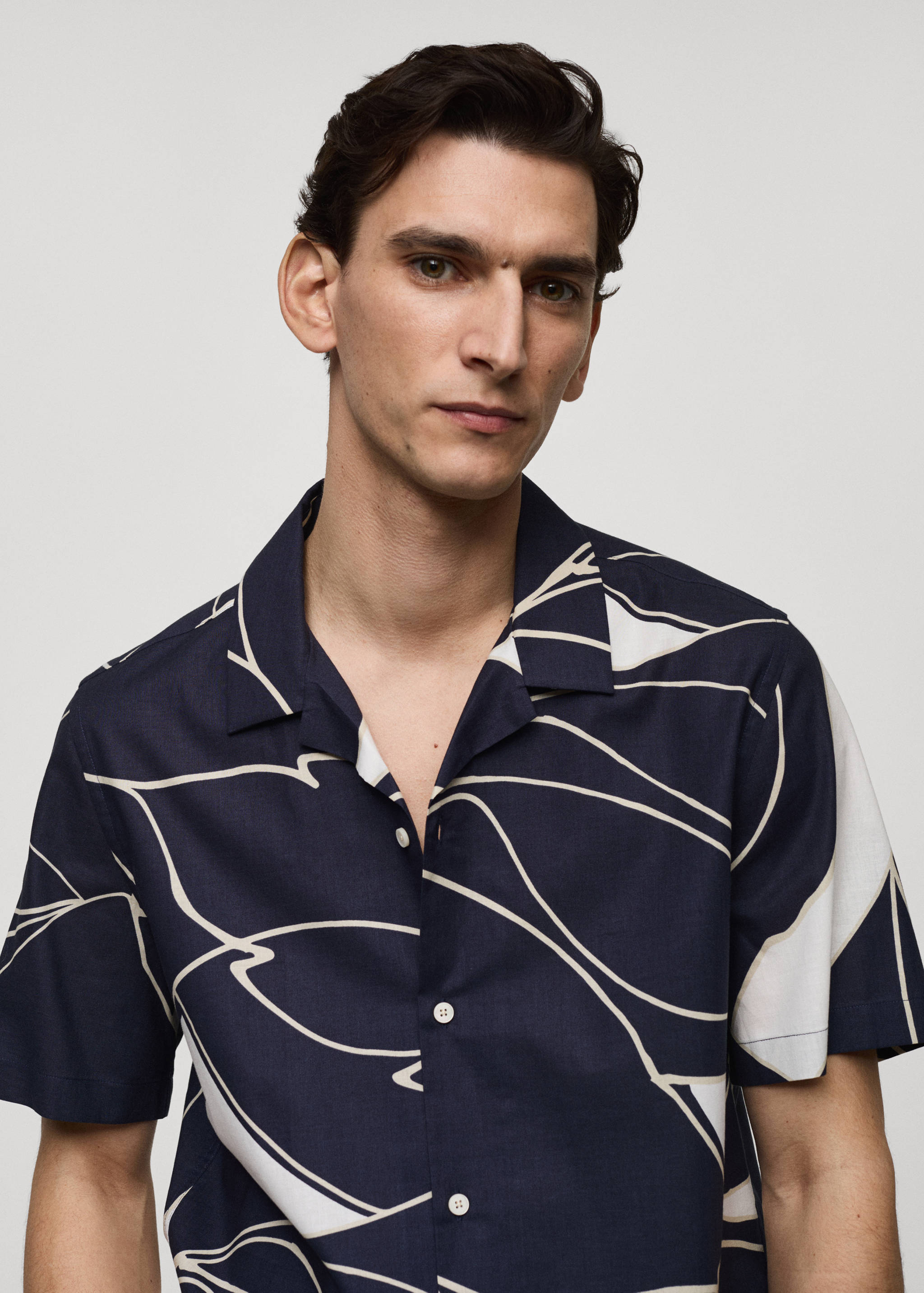 100% cotton printed shirt - Details of the article 1