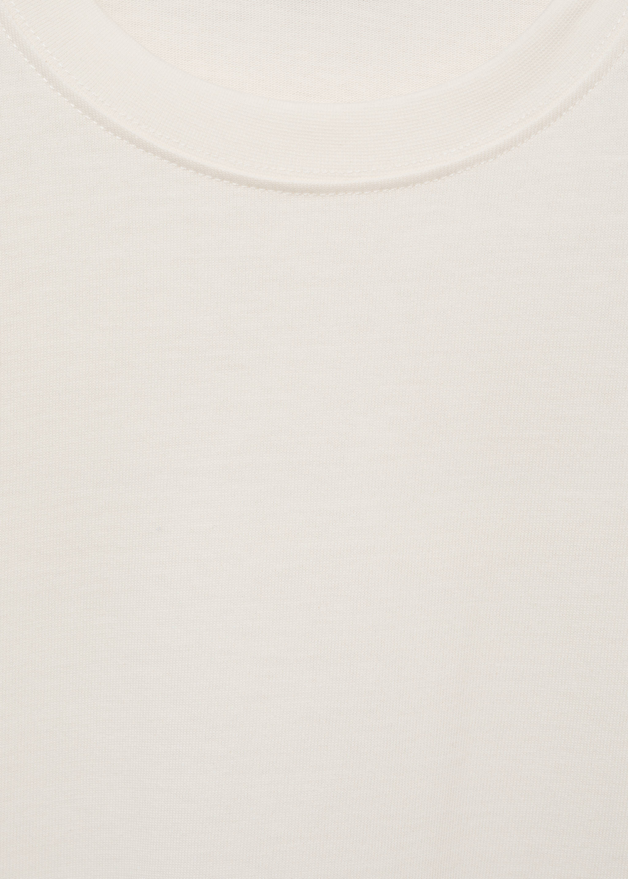 Basic 100% cotton relaxed-fit t-shirt - Details of the article 8