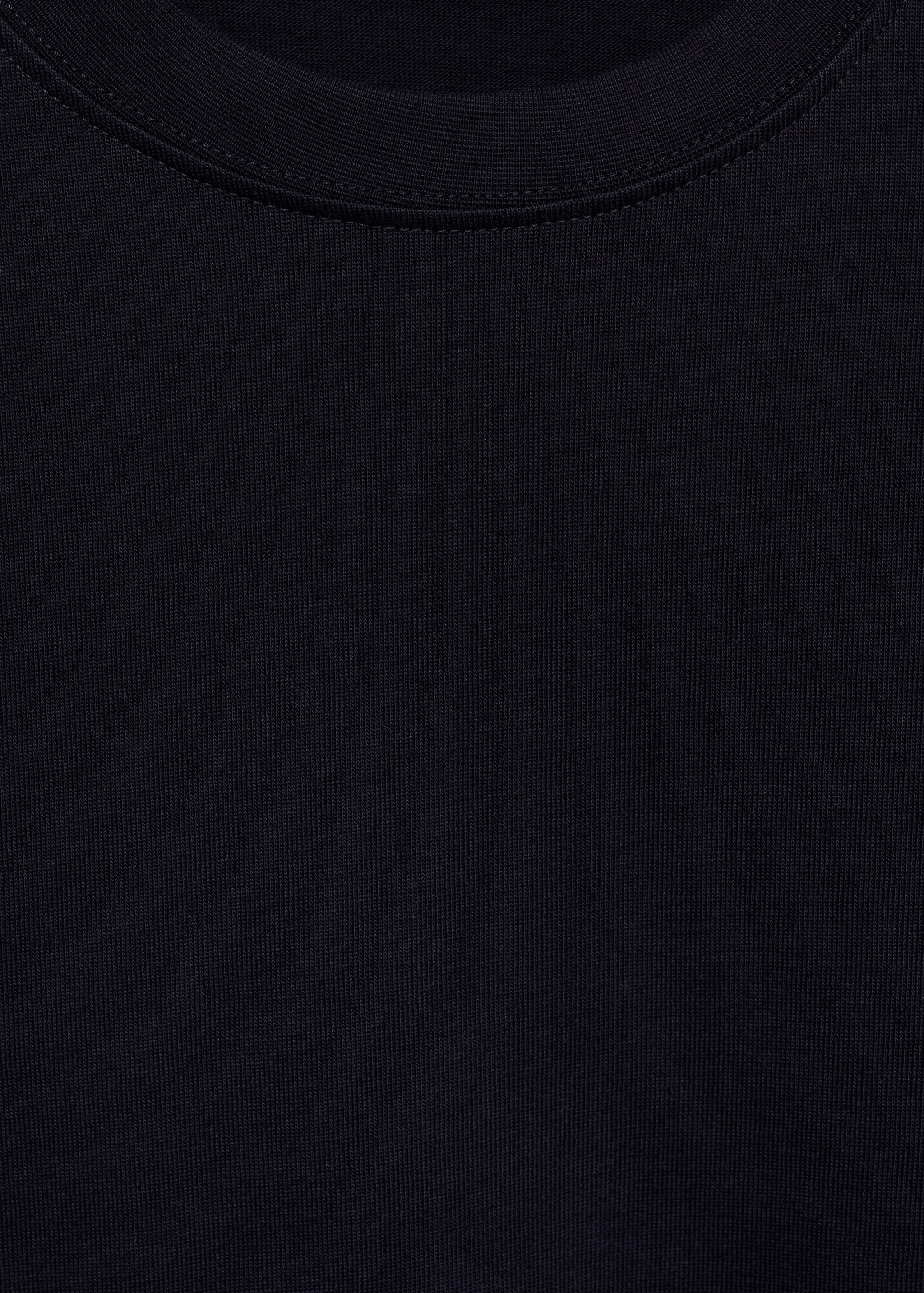 Tricou simplu relaxed fit din bumbac 100 % - Detaliu al articolului 8