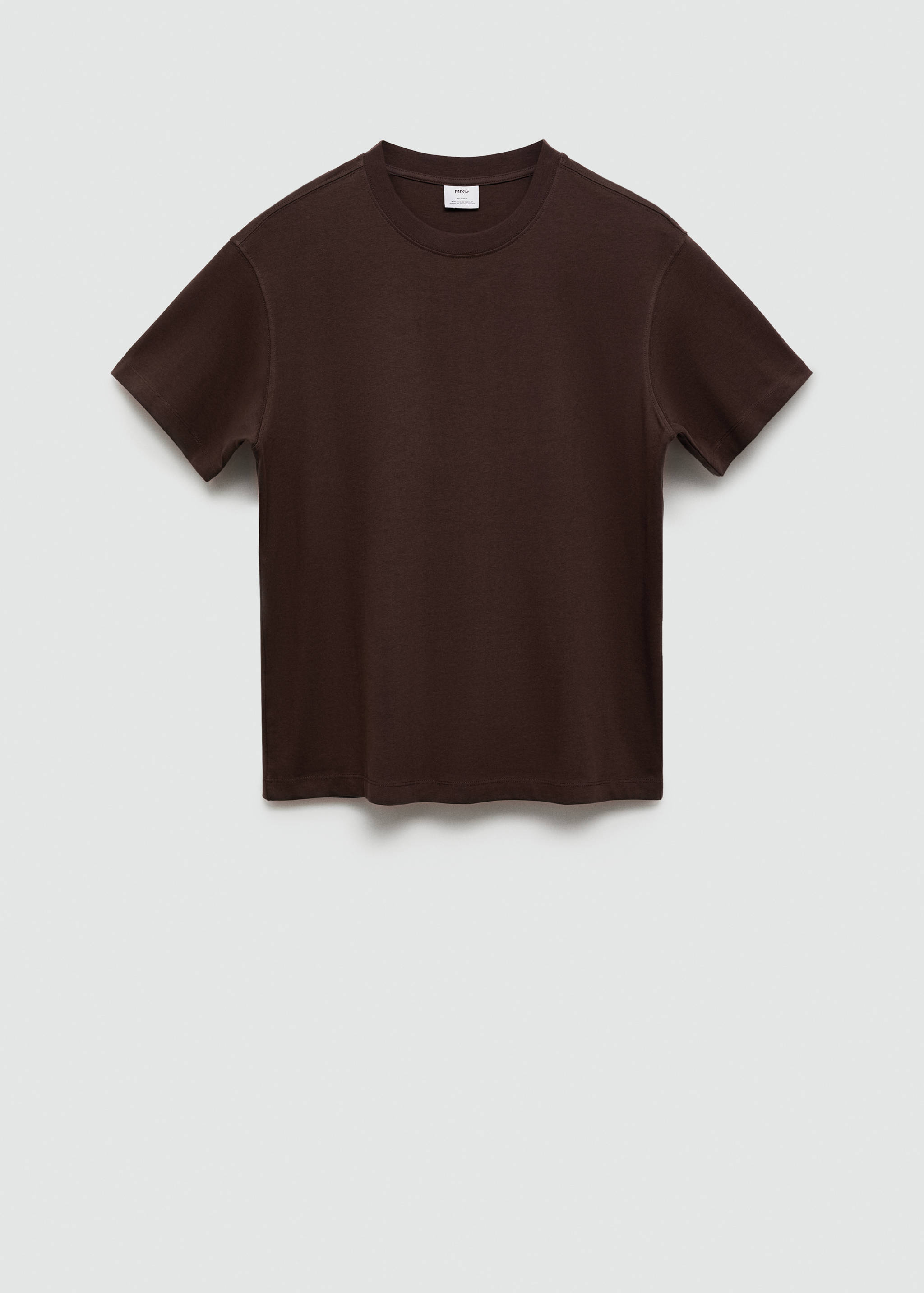 Basic 100% cotton relaxed-fit t-shirt - Article without model