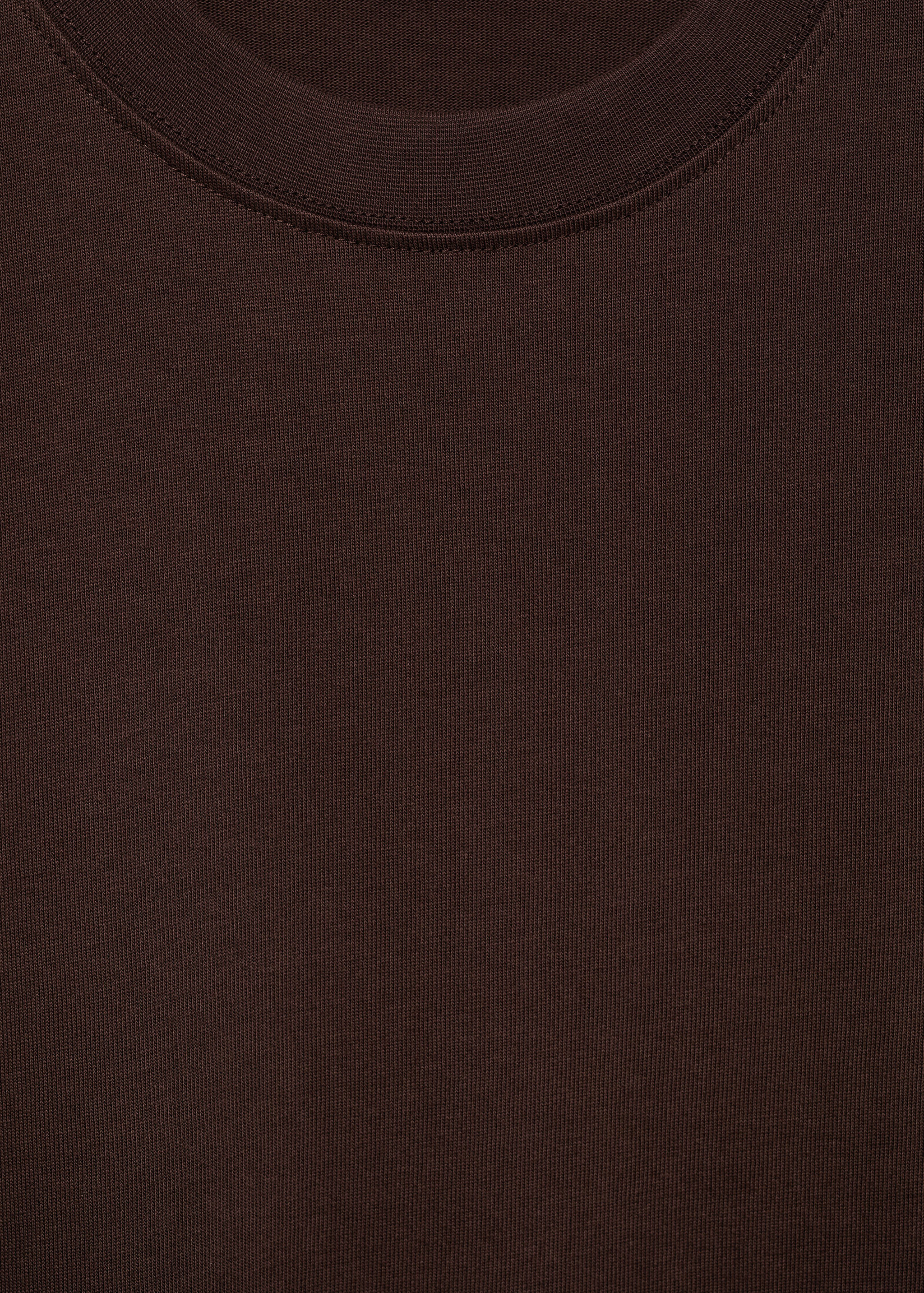Basic 100% cotton relaxed-fit t-shirt - Details of the article 8