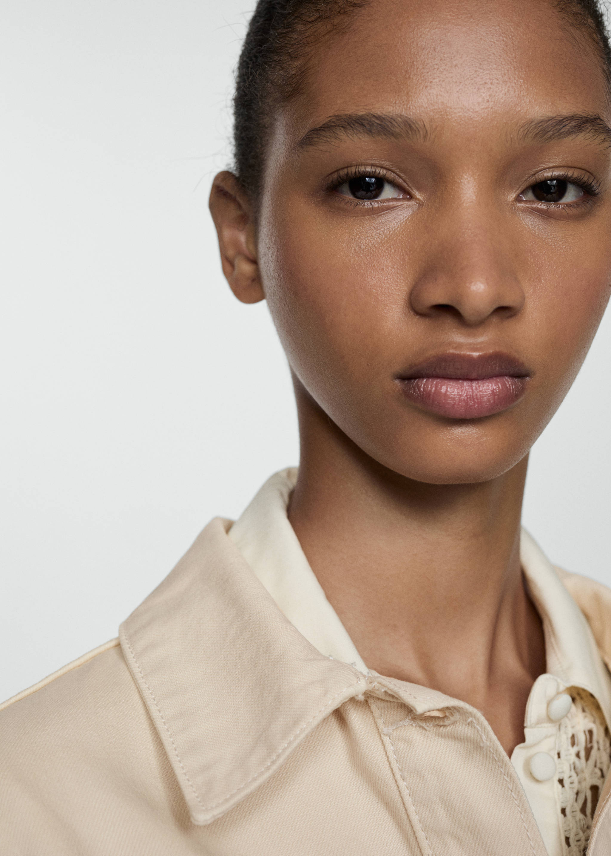 Blusão de ganga oversize - Pormenor do artigo 1