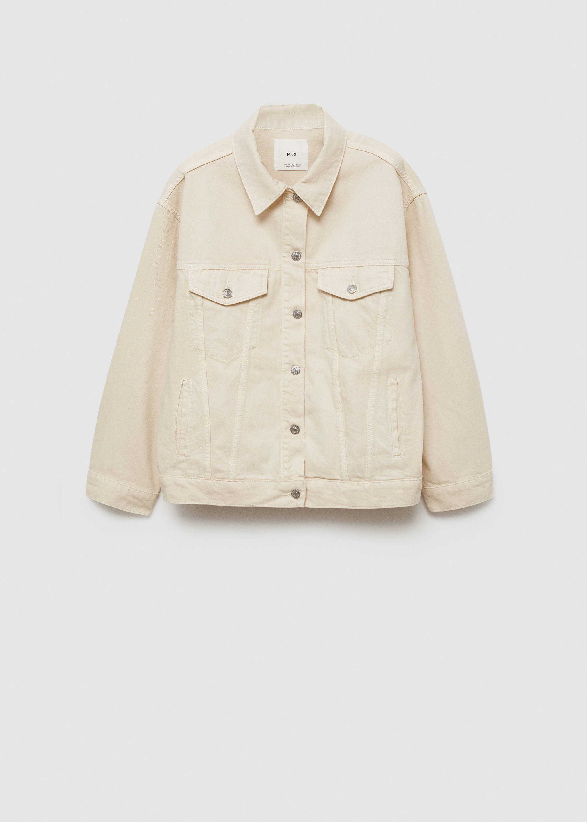 Blusão de ganga oversize - Artigo sem modelo