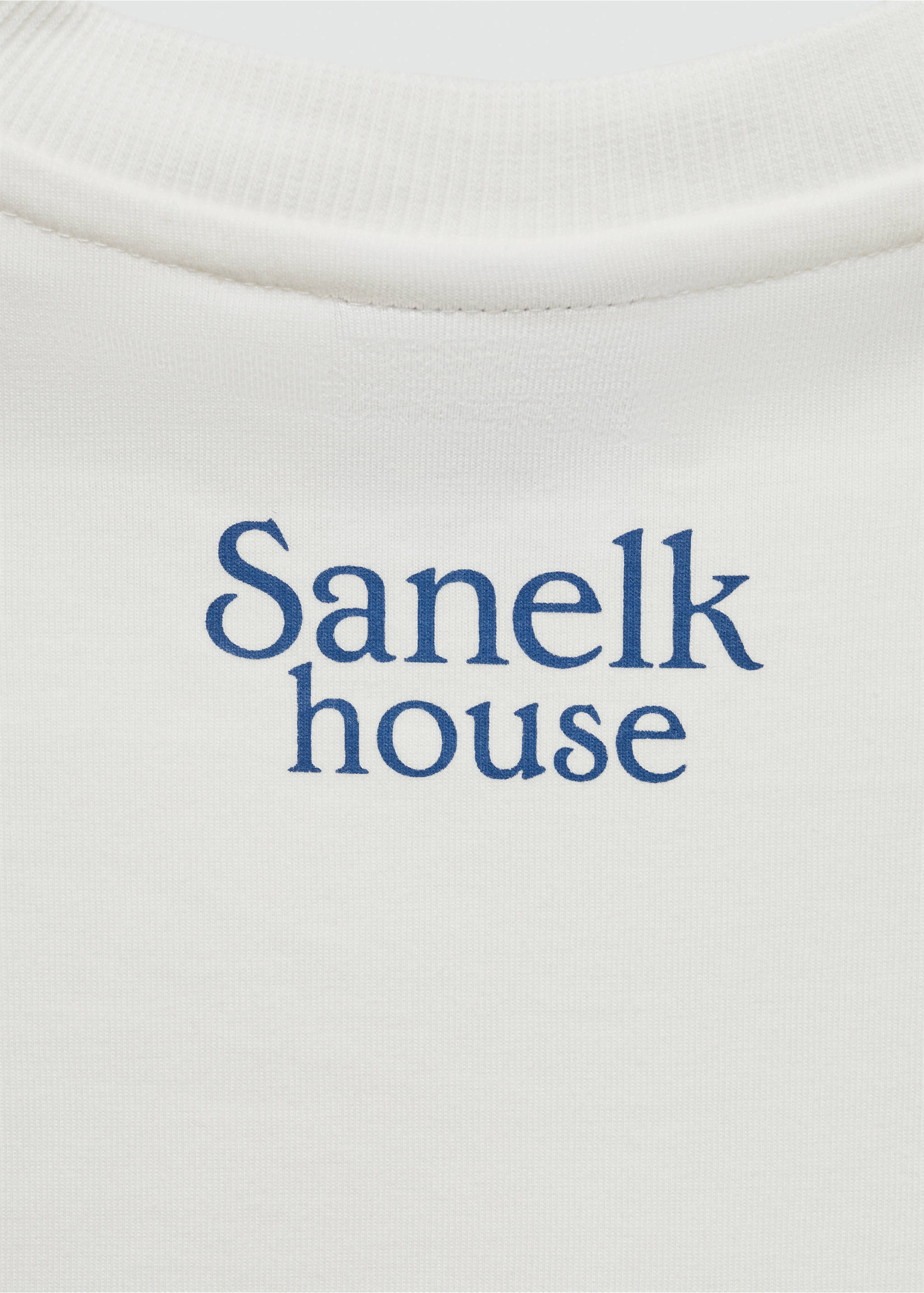 Regular fit printed cotton t-shirt - Details of the article 0, White. Ref: 77070589-00.