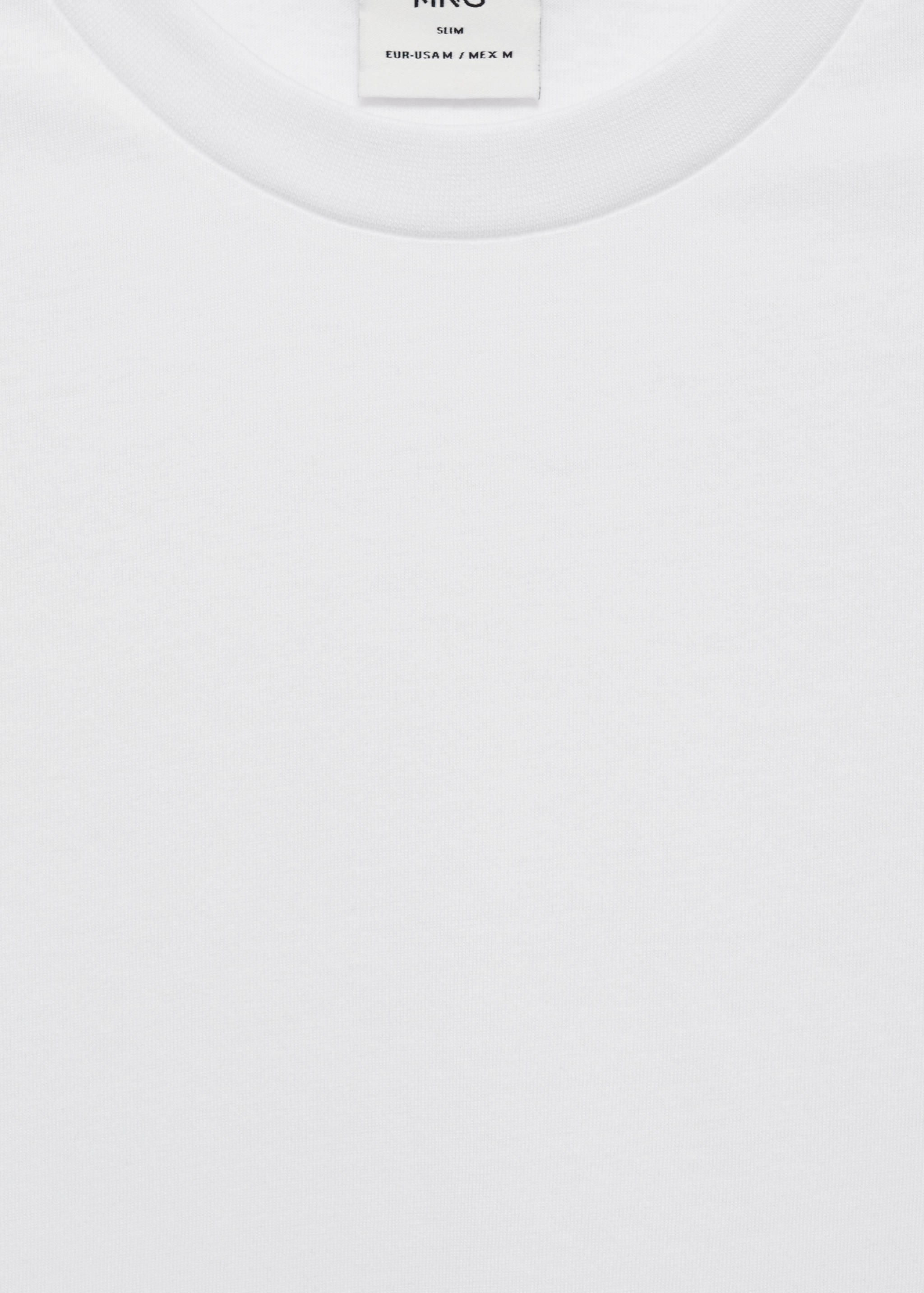 Slim Fit-Baumwoll-T-Shirt - Detail des Artikels 8