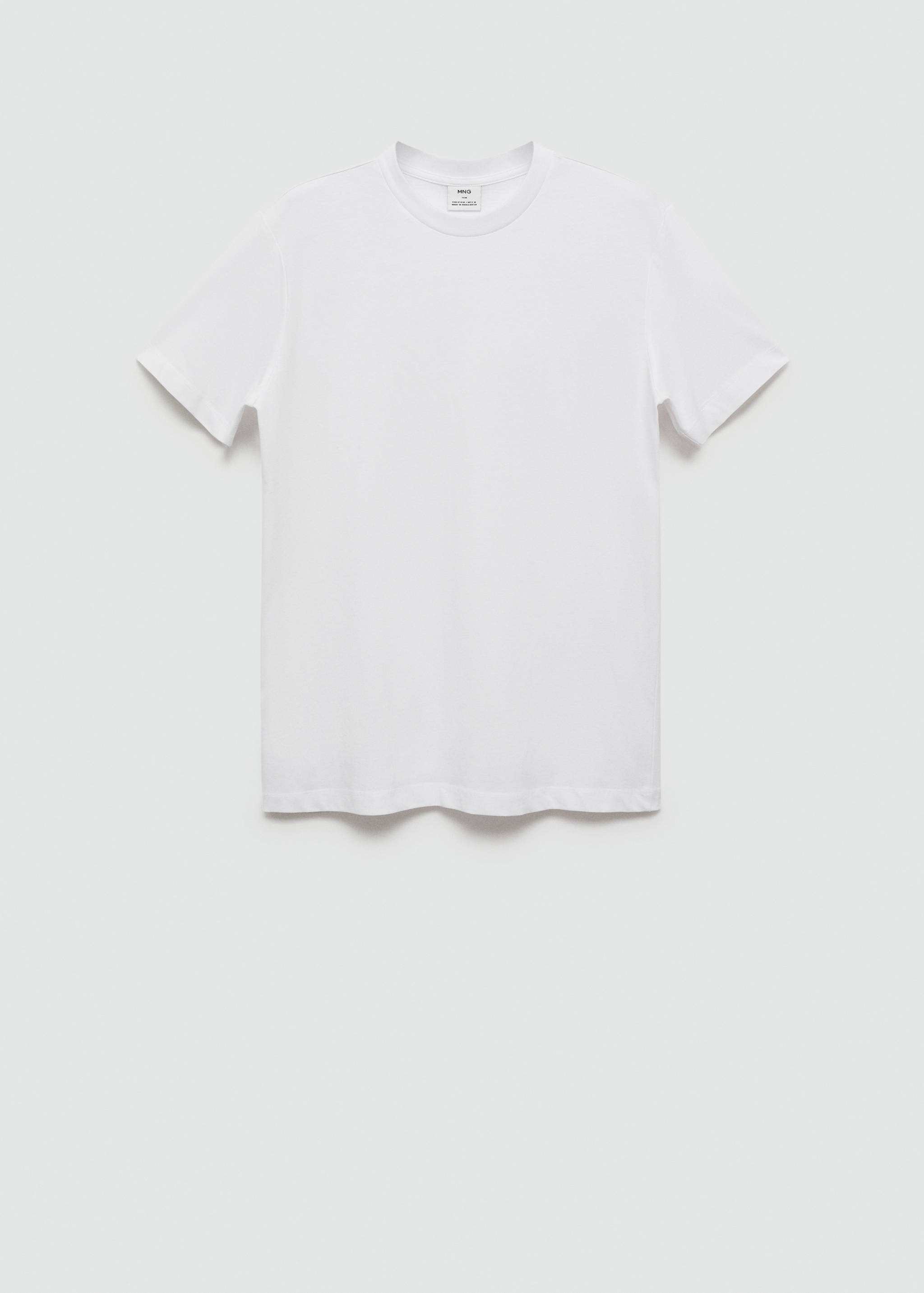 Slim-fit cotton t-shirt - Article without model