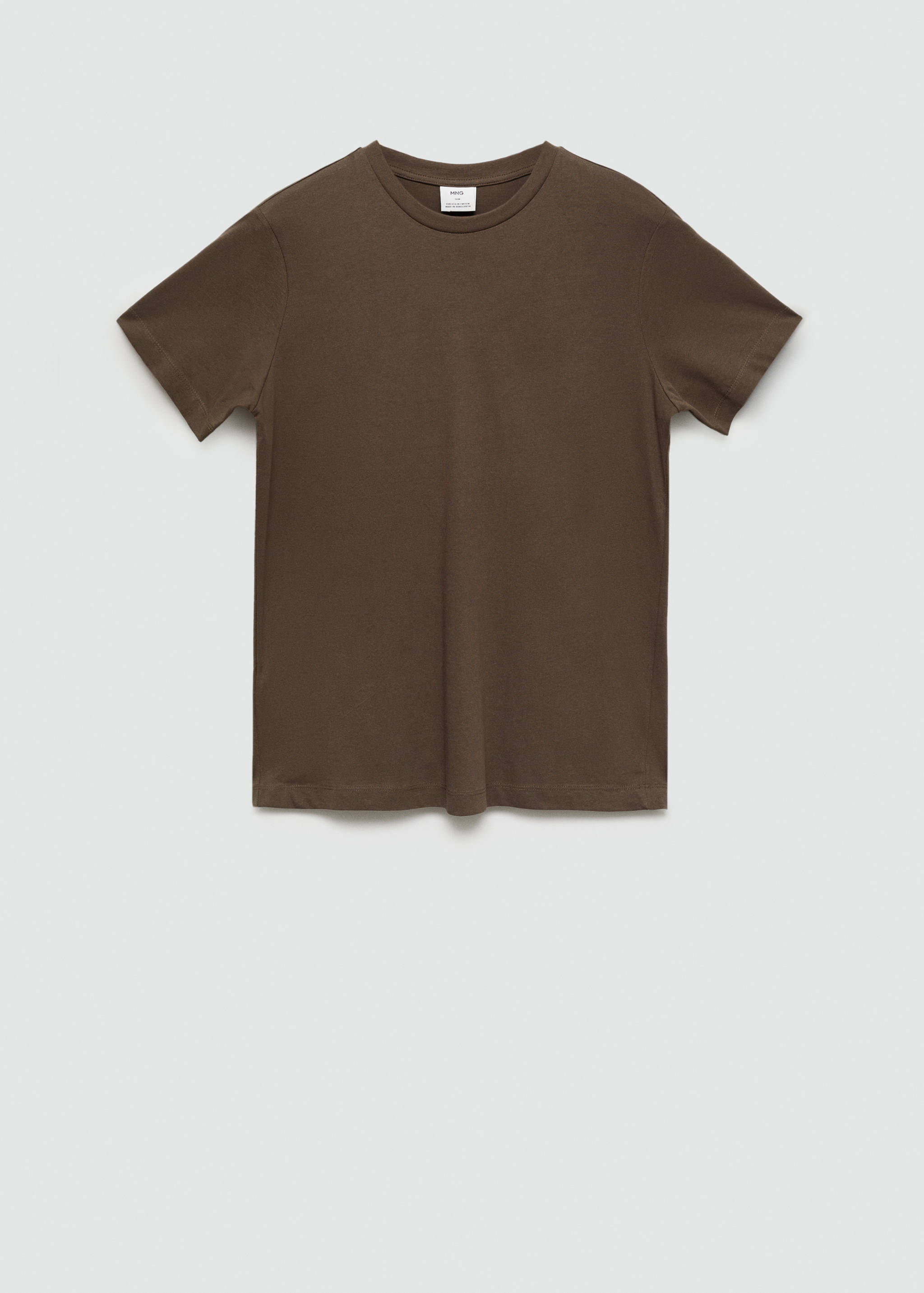 Slim-fit cotton t-shirt - Article without model